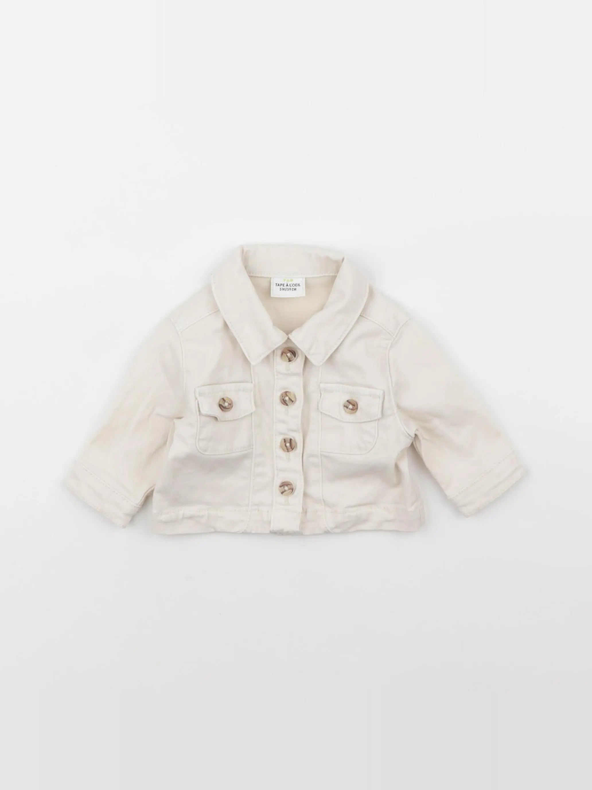 Tape à l'oeil - veste beige - 3 mois