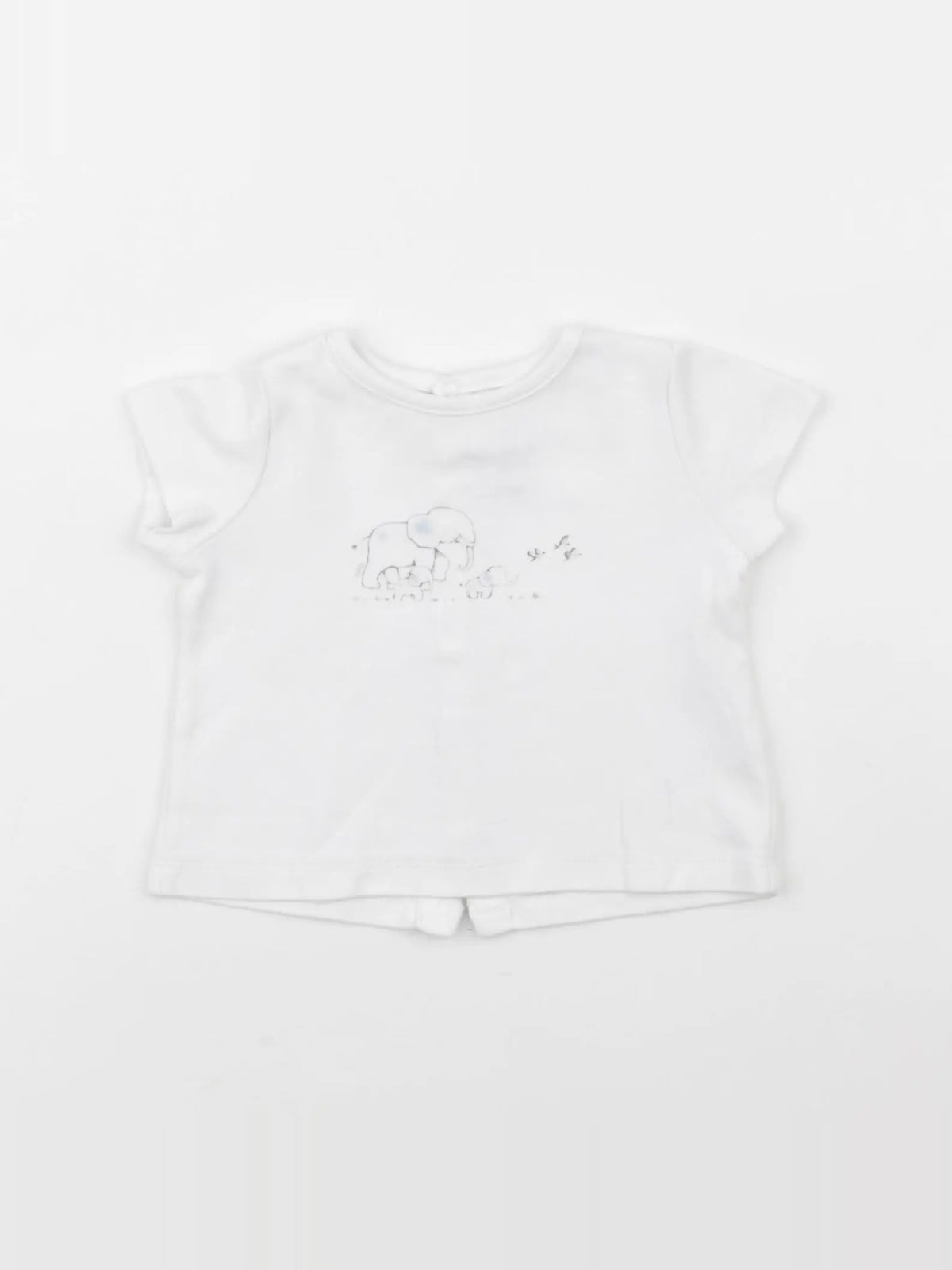 Natalys - tee-shirt blanc - 3 mois