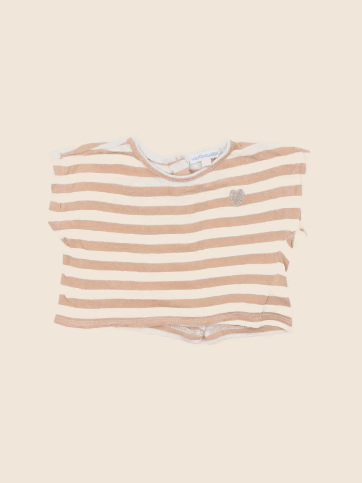 Vertbaudet - tee-shirt orange - 3 mois