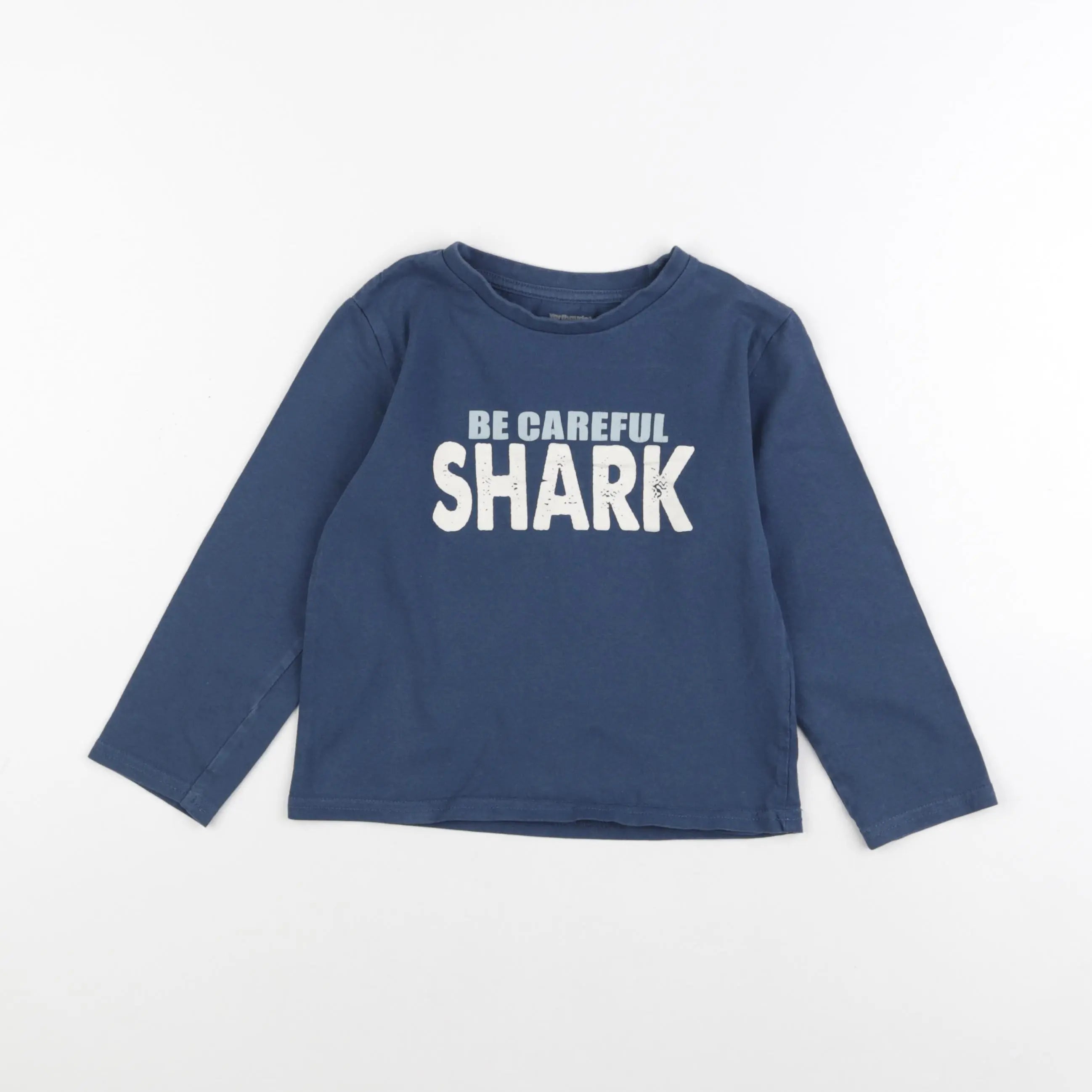 Vertbaudet - tee-shirt bleu - 6 ans