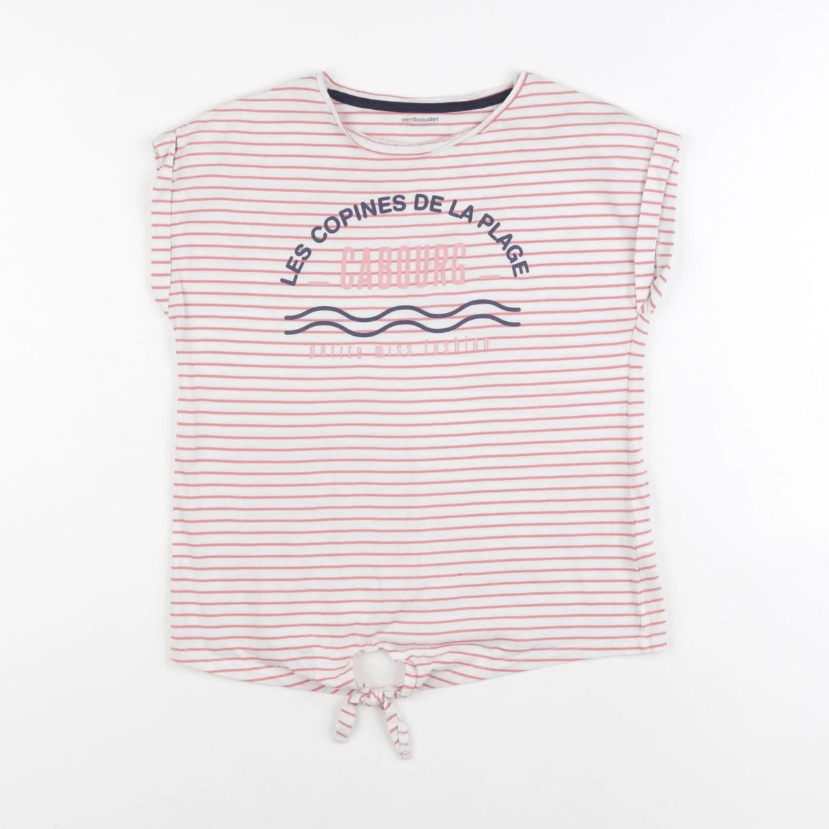 Vertbaudet - tee-shirt rose - 10 ans