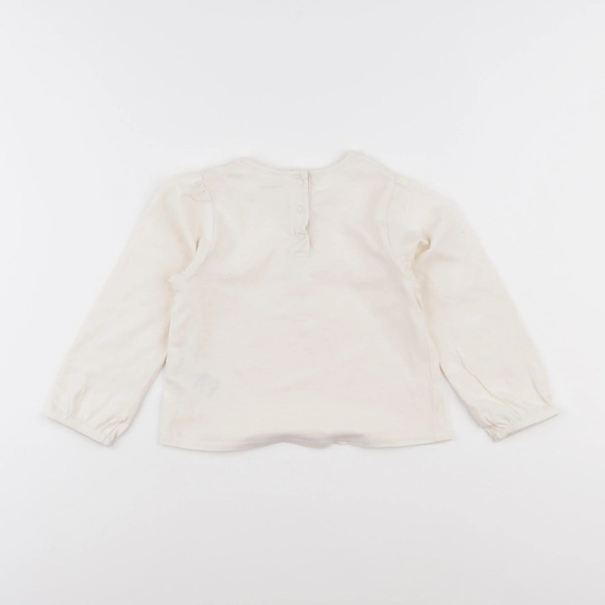 Vertbaudet - tee-shirt beige - 3 ans