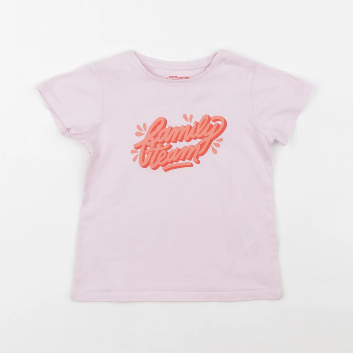 Vertbaudet - tee-shirt rose - 4 ans
