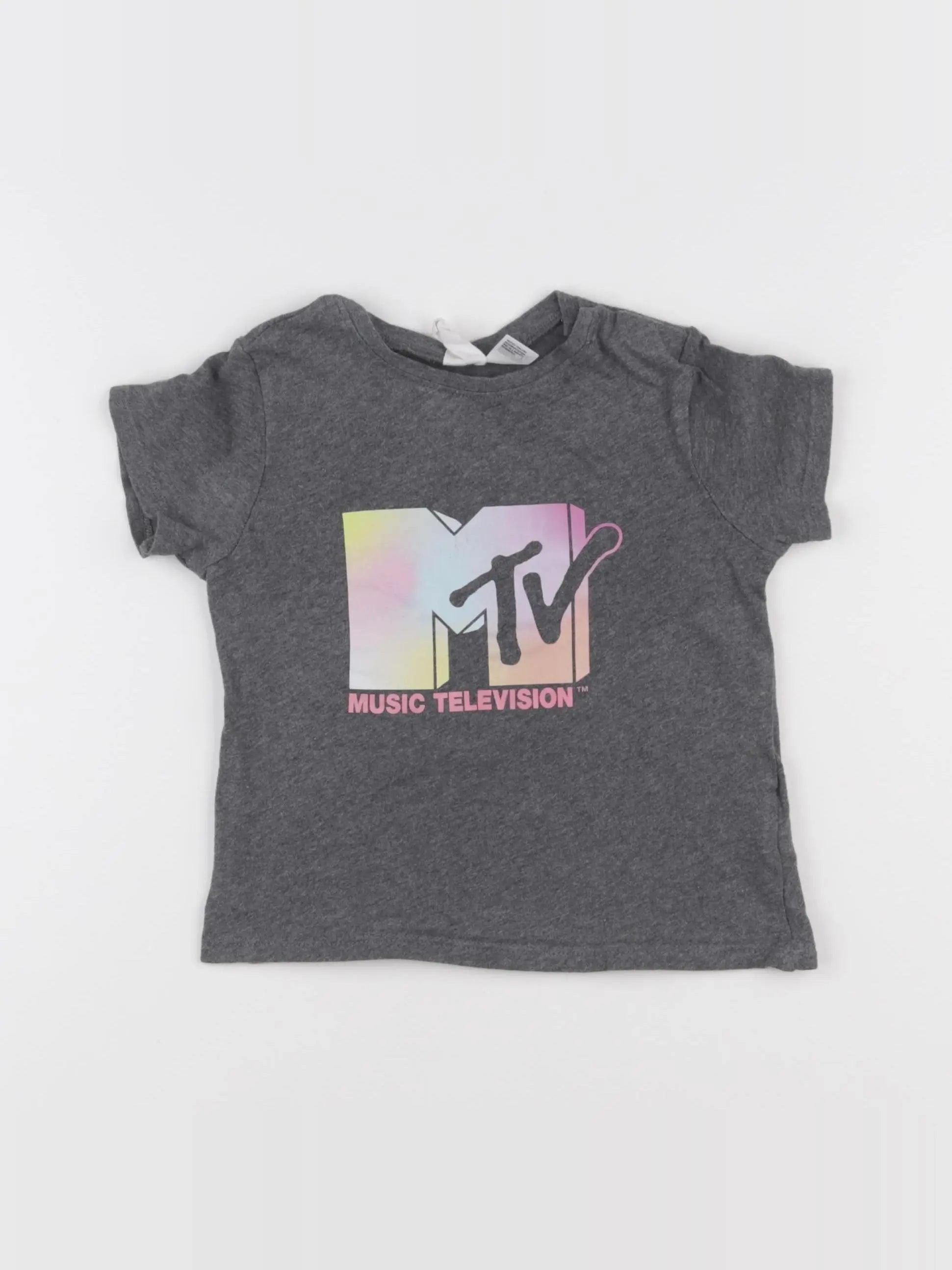 H&M - tee-shirt gris - 18/24 mois