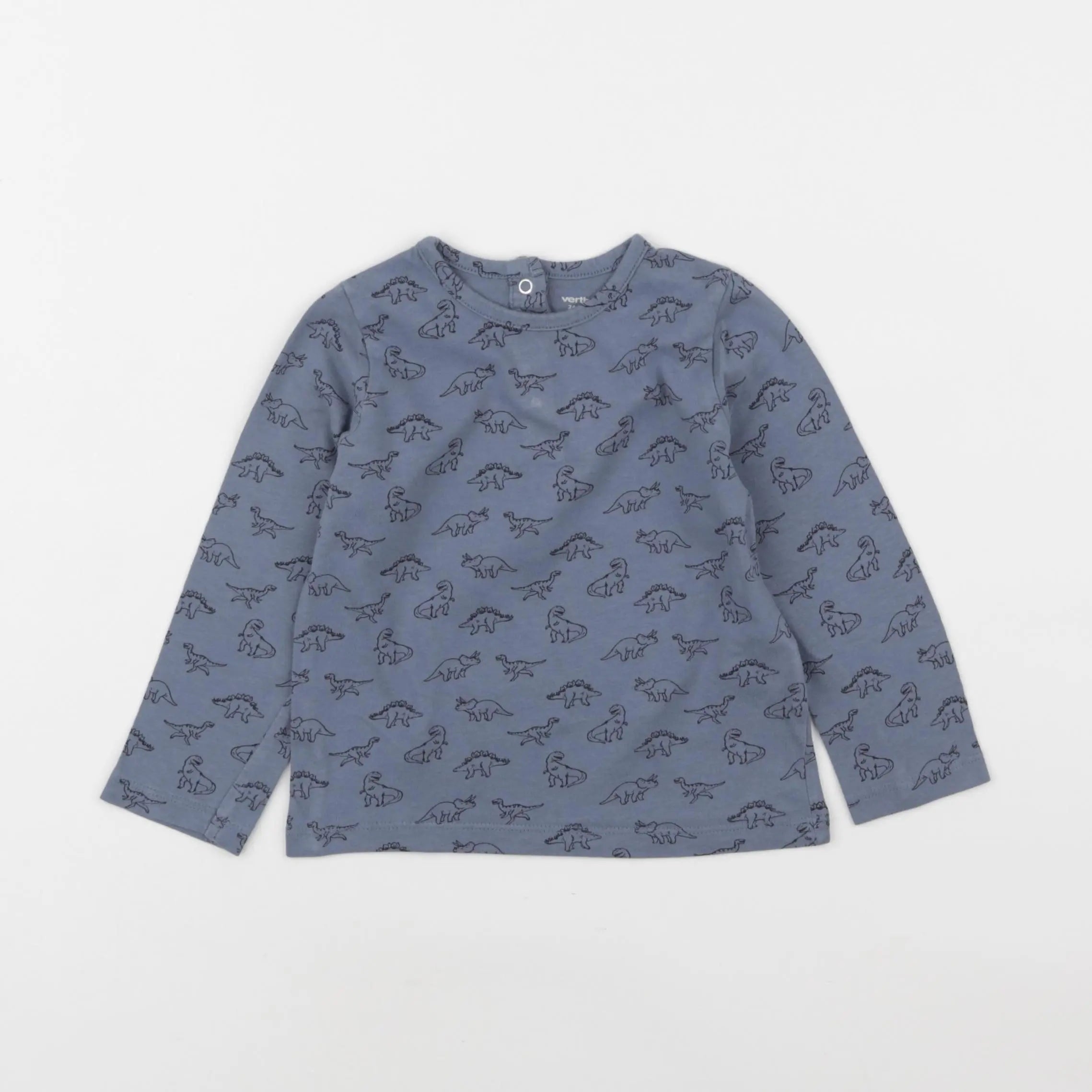 Vertbaudet - tee-shirt bleu - 24 mois