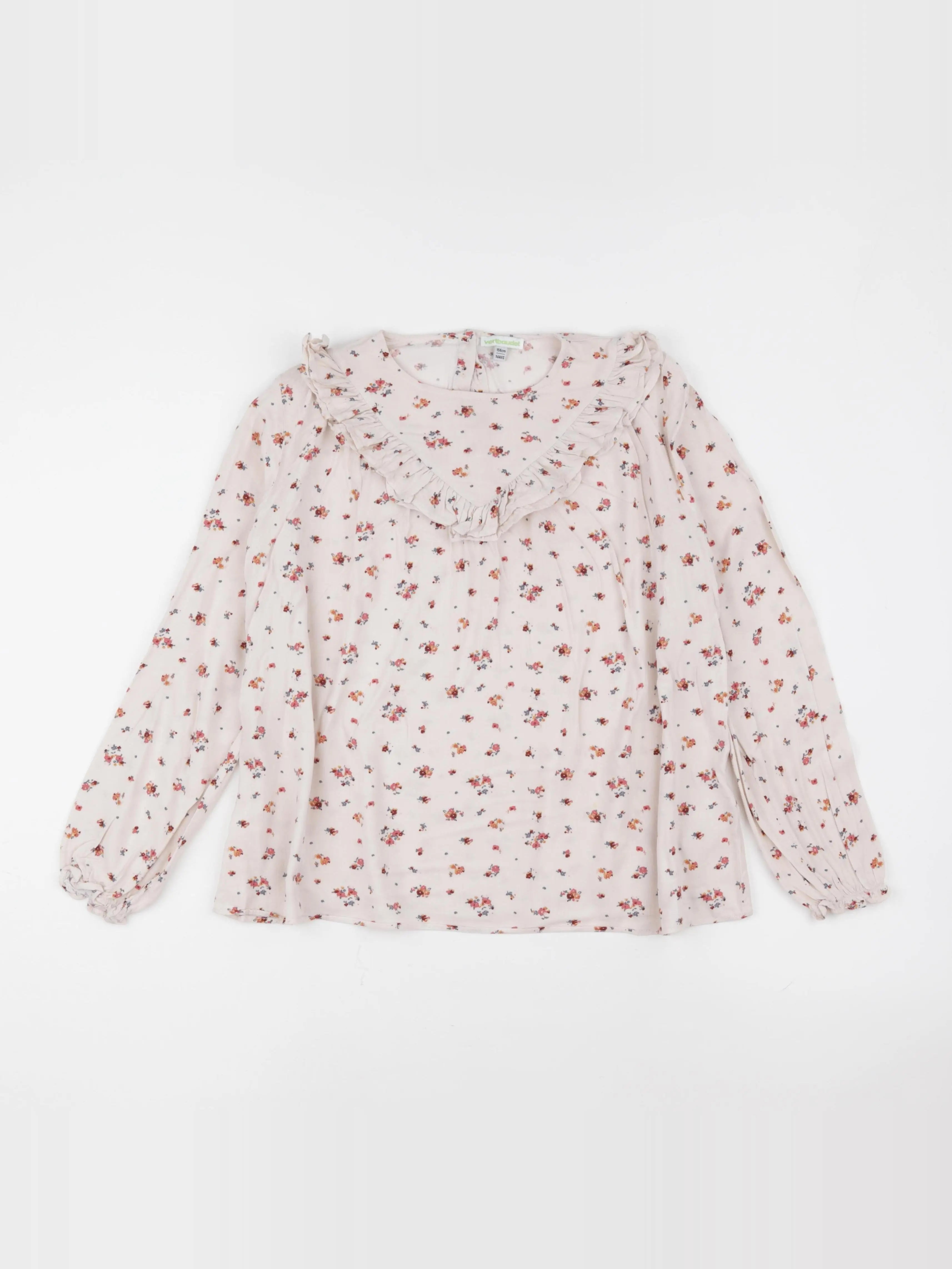 Vertbaudet - blouse beige - 14 ans