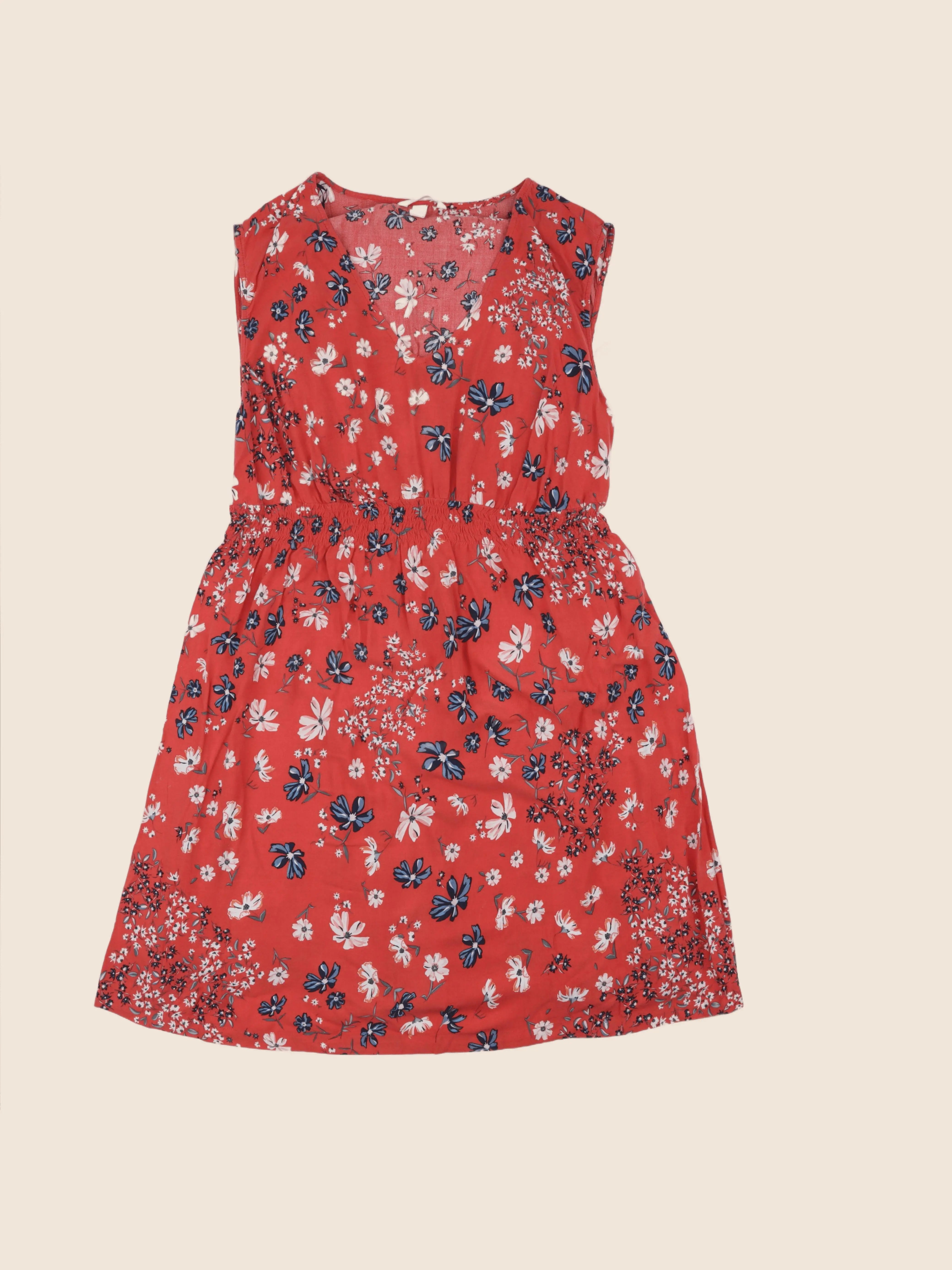 H&M - robe grossesse rouge - xl