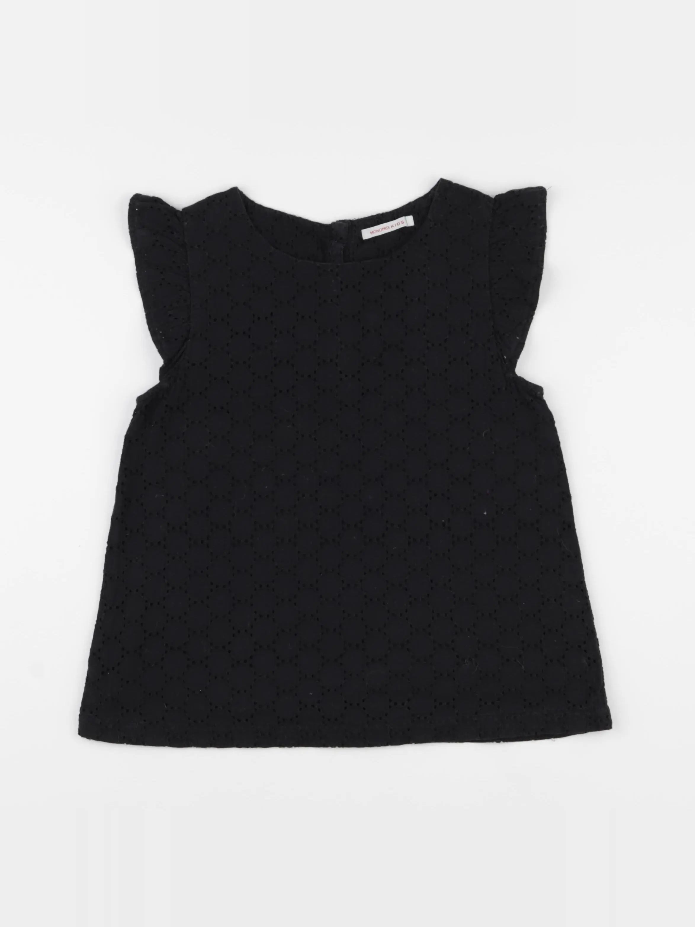 Monoprix - blouse noir - 10 ans