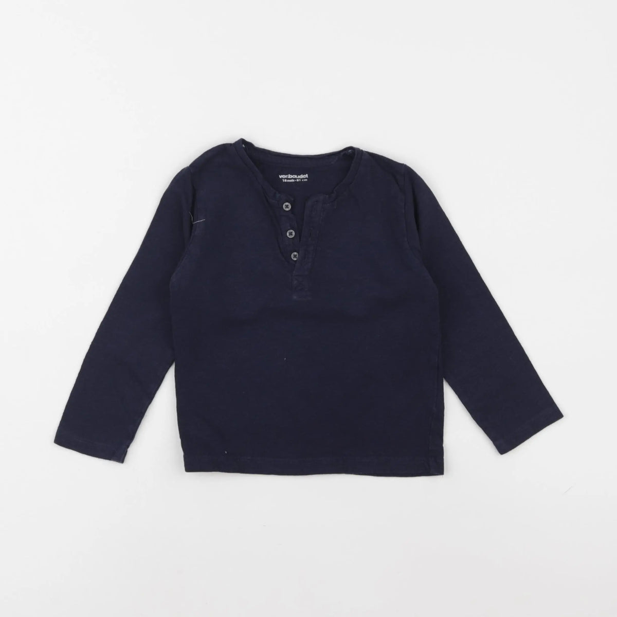 Vertbaudet - tee-shirt bleu - 18 mois