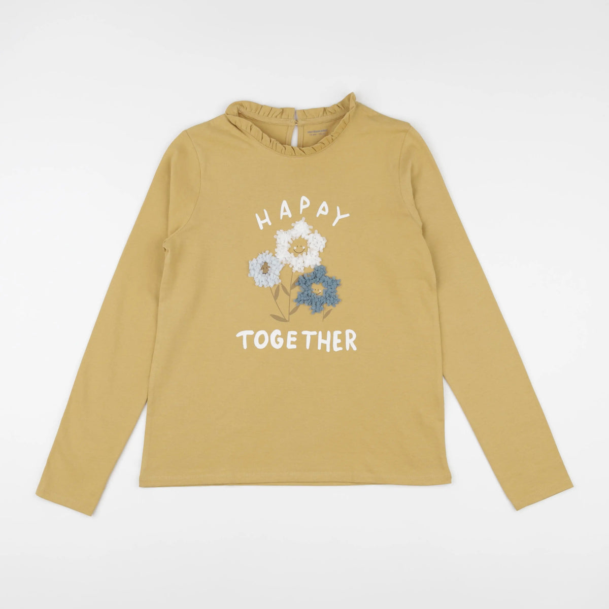 Vertbaudet - tee-shirt jaune - 12 ans