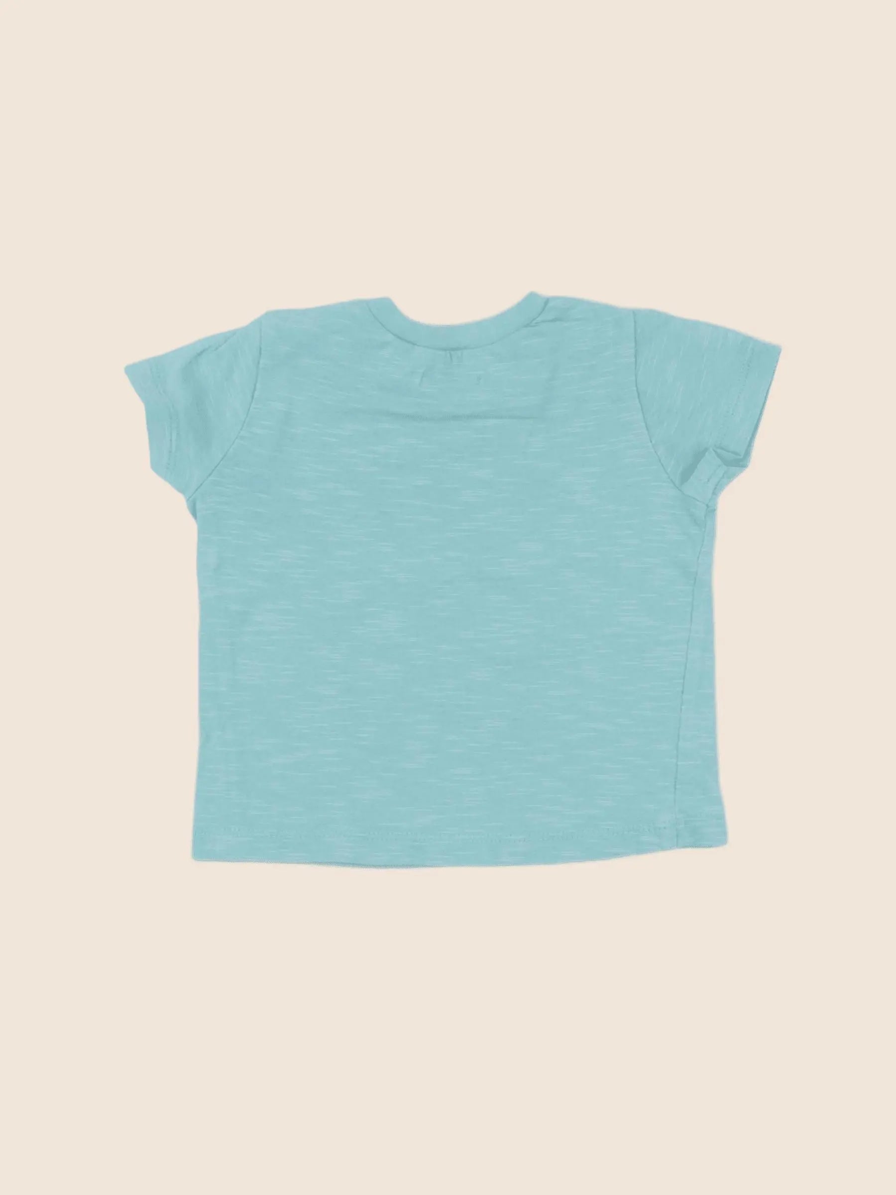 IKKS - tee-shirt bleu - 6 mois