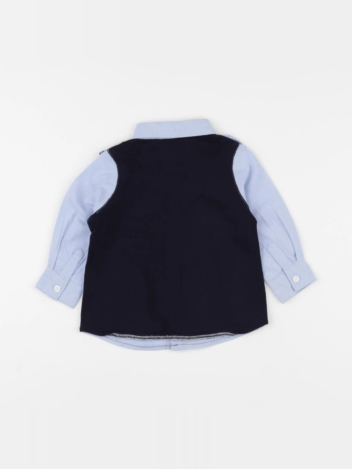 IKKS - chemise bleu - 6 mois