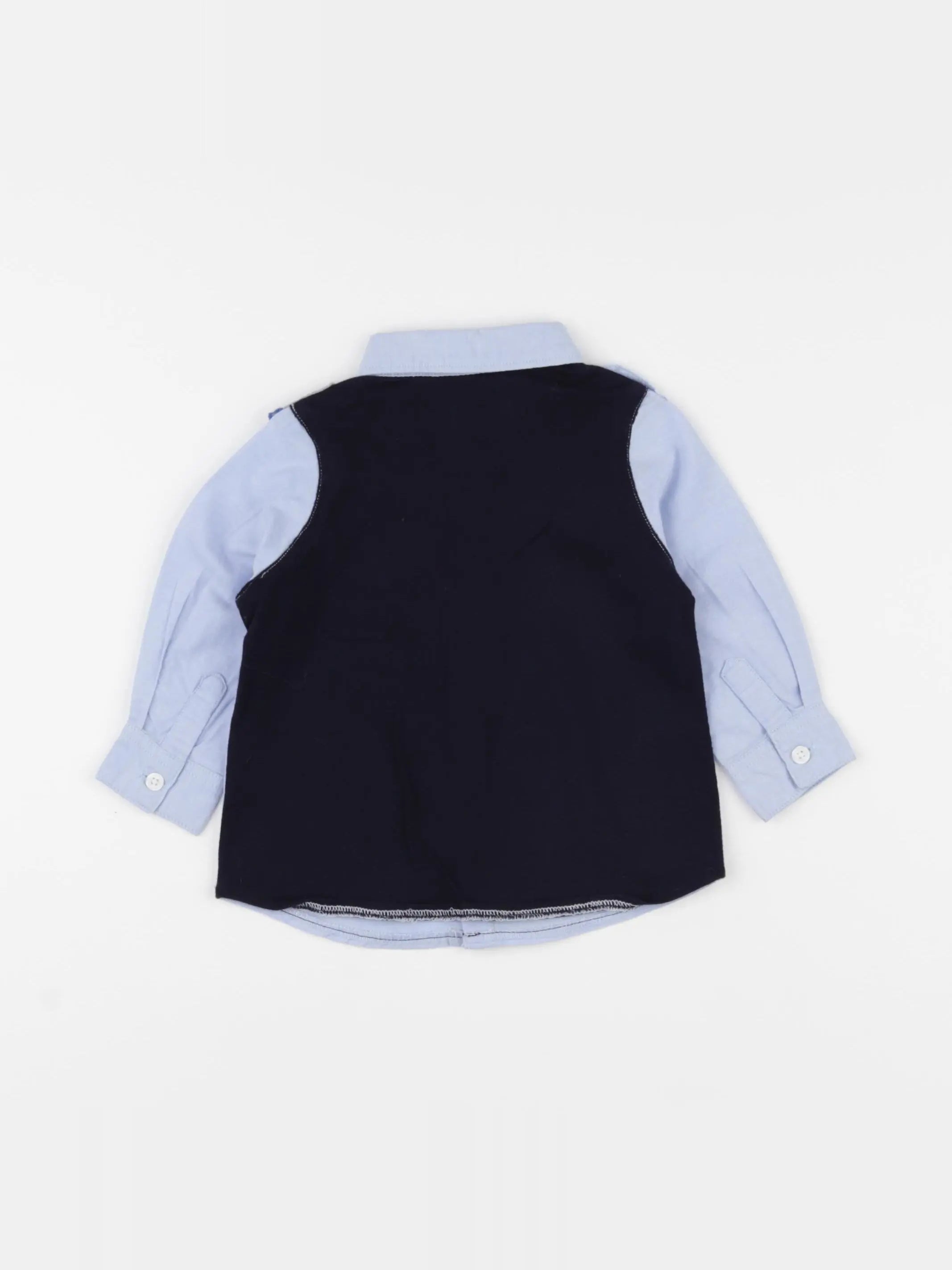 IKKS - chemise bleu - 6 mois