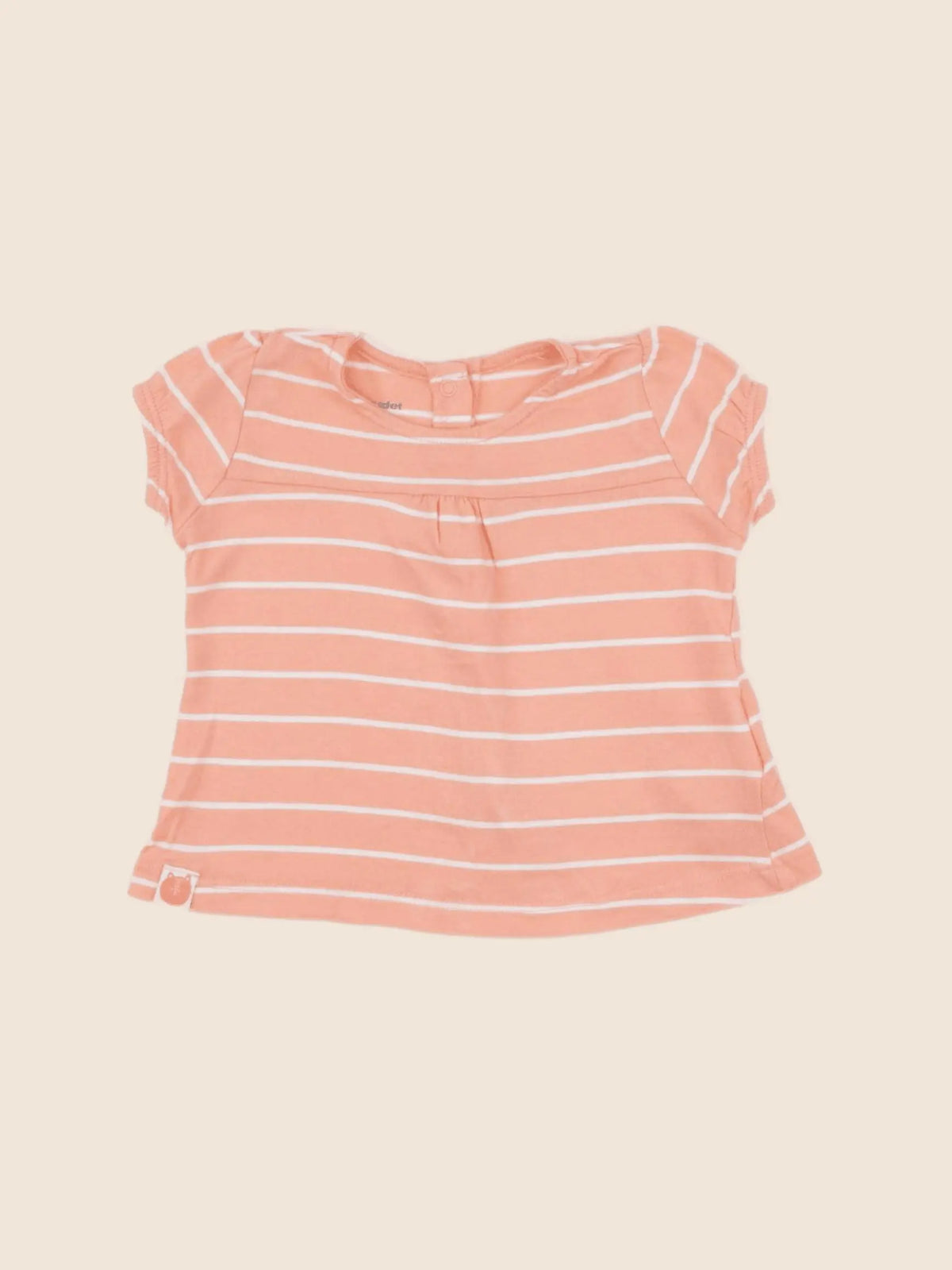 Vertbaudet - tee-shirt rose - 6 mois