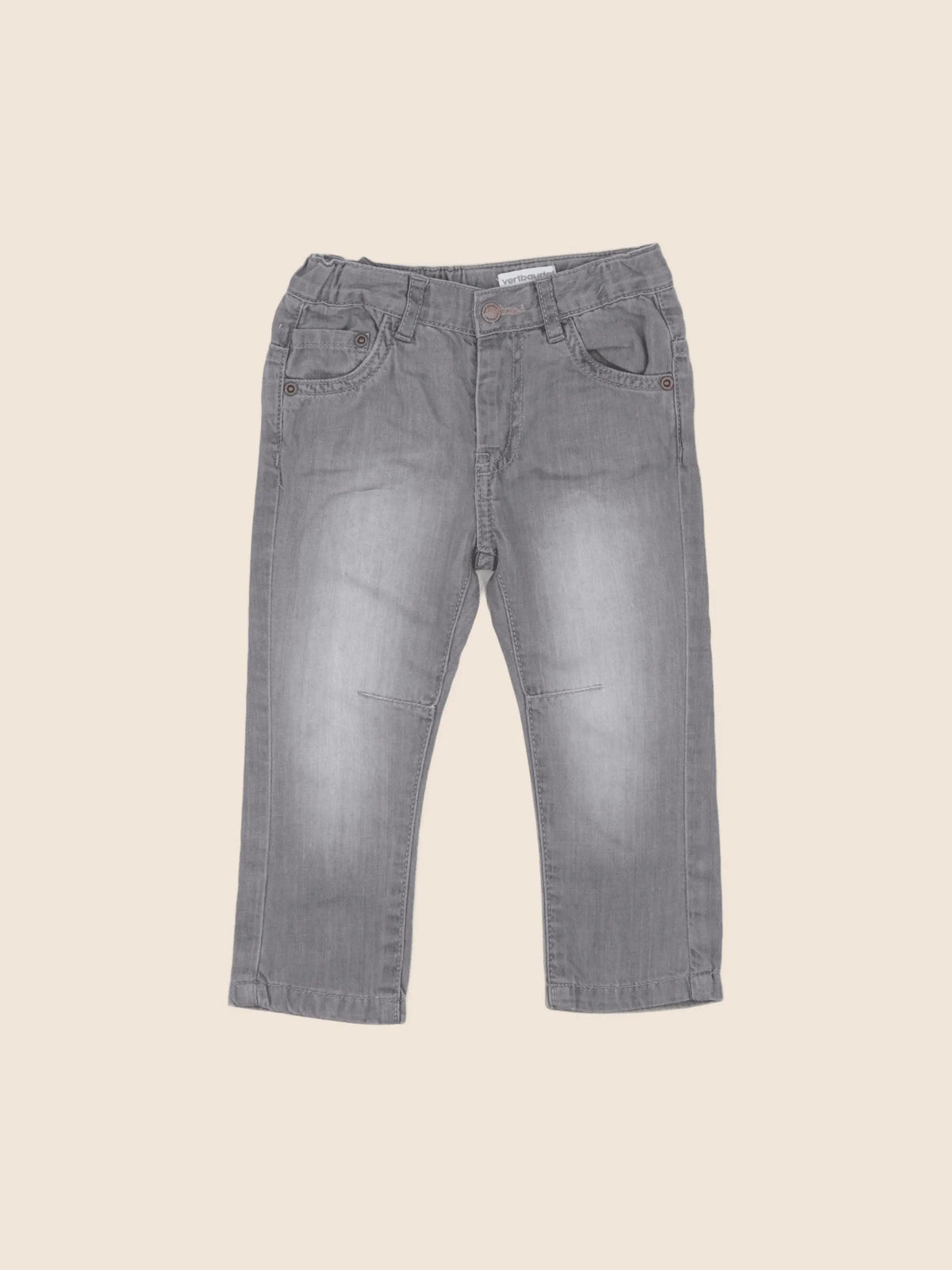 Vertbaudet - jean gris - 18 mois