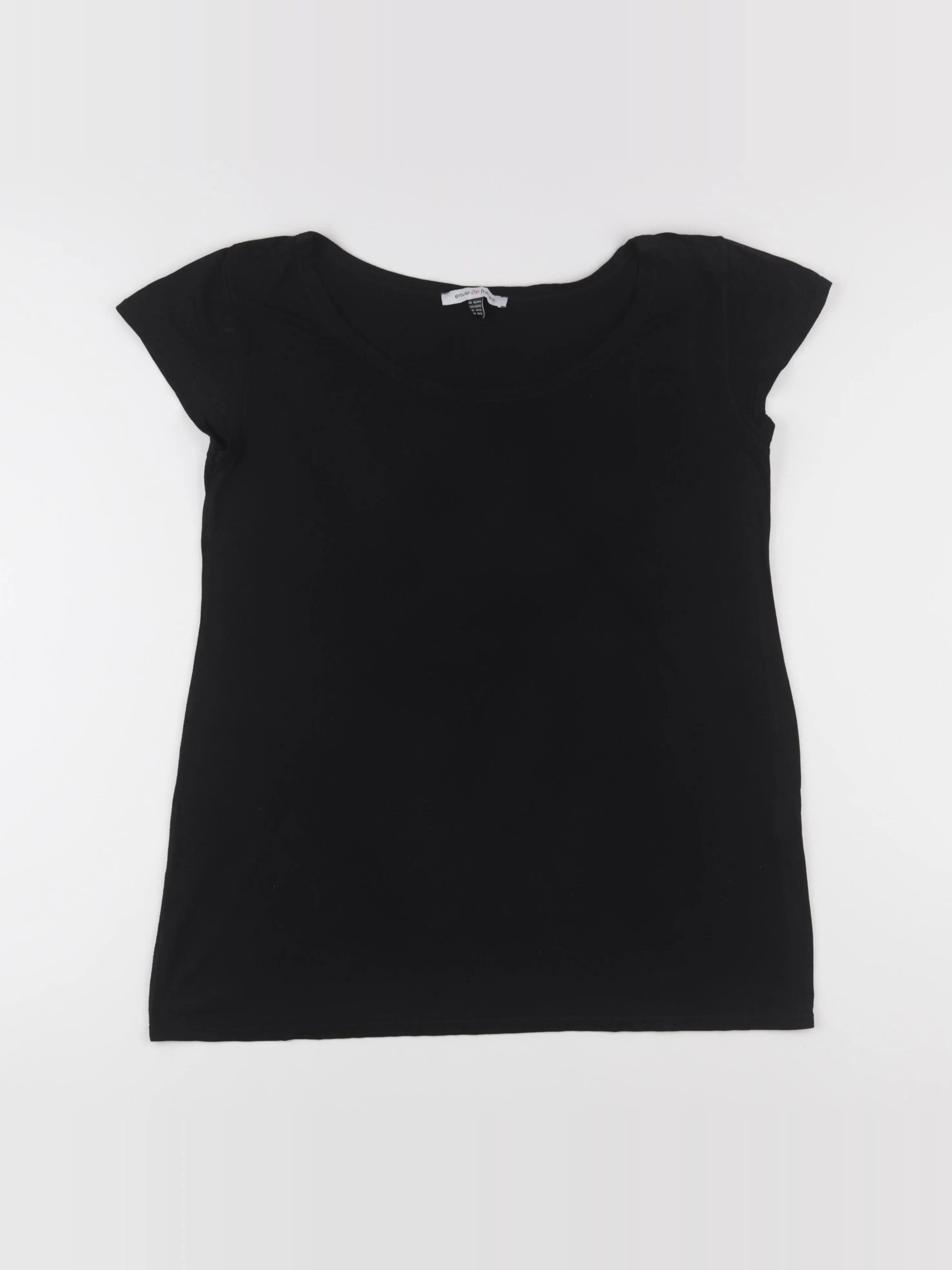 Envie de fraise - tee-shirt grossesse noir - 42 à 44