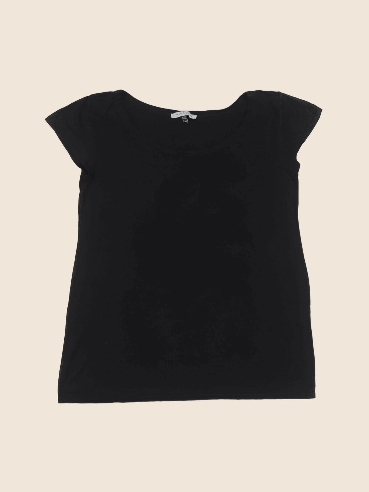 Envie de fraise - tee-shirt grossesse noir - 42 à 44