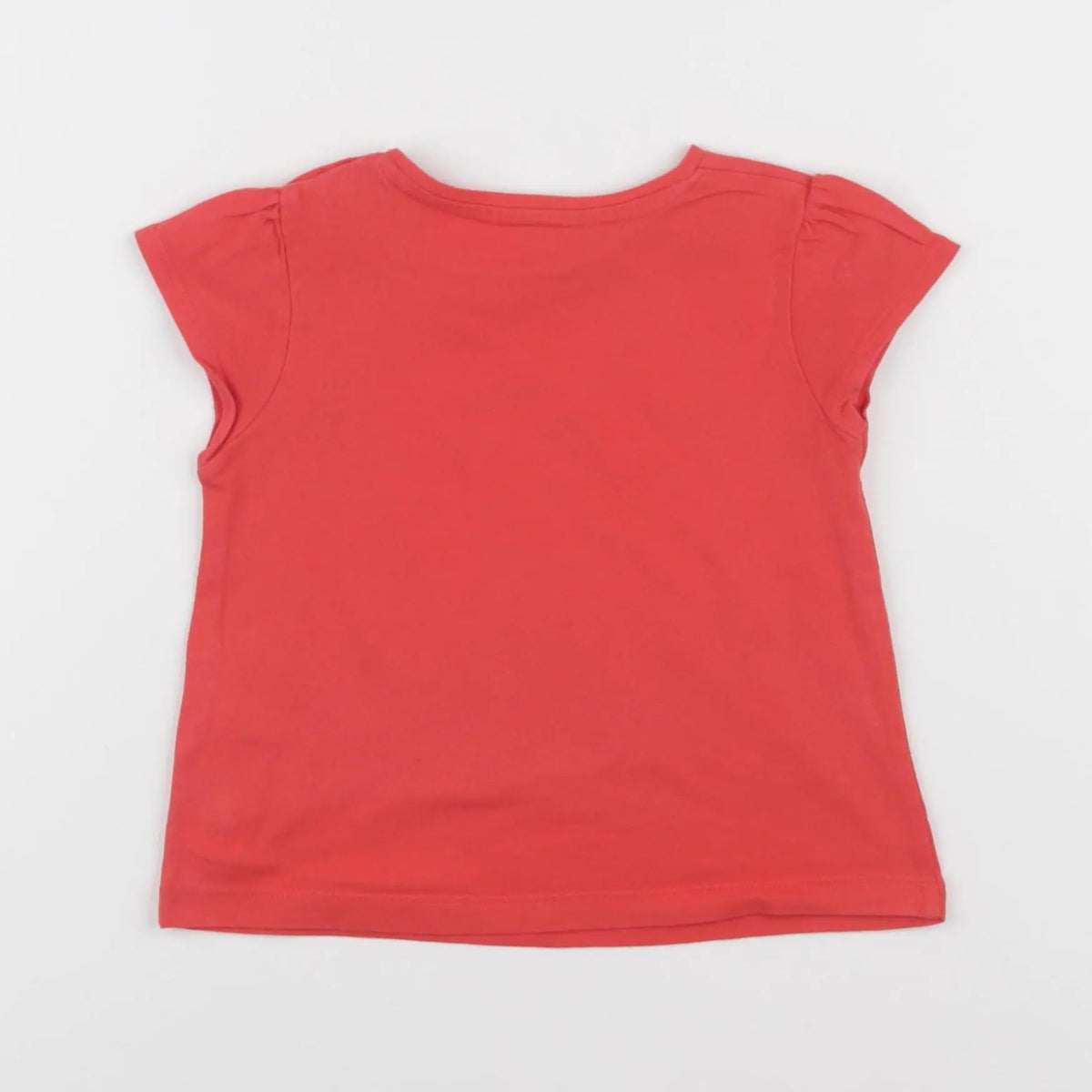 Vertbaudet - tee-shirt rouge - 12 mois