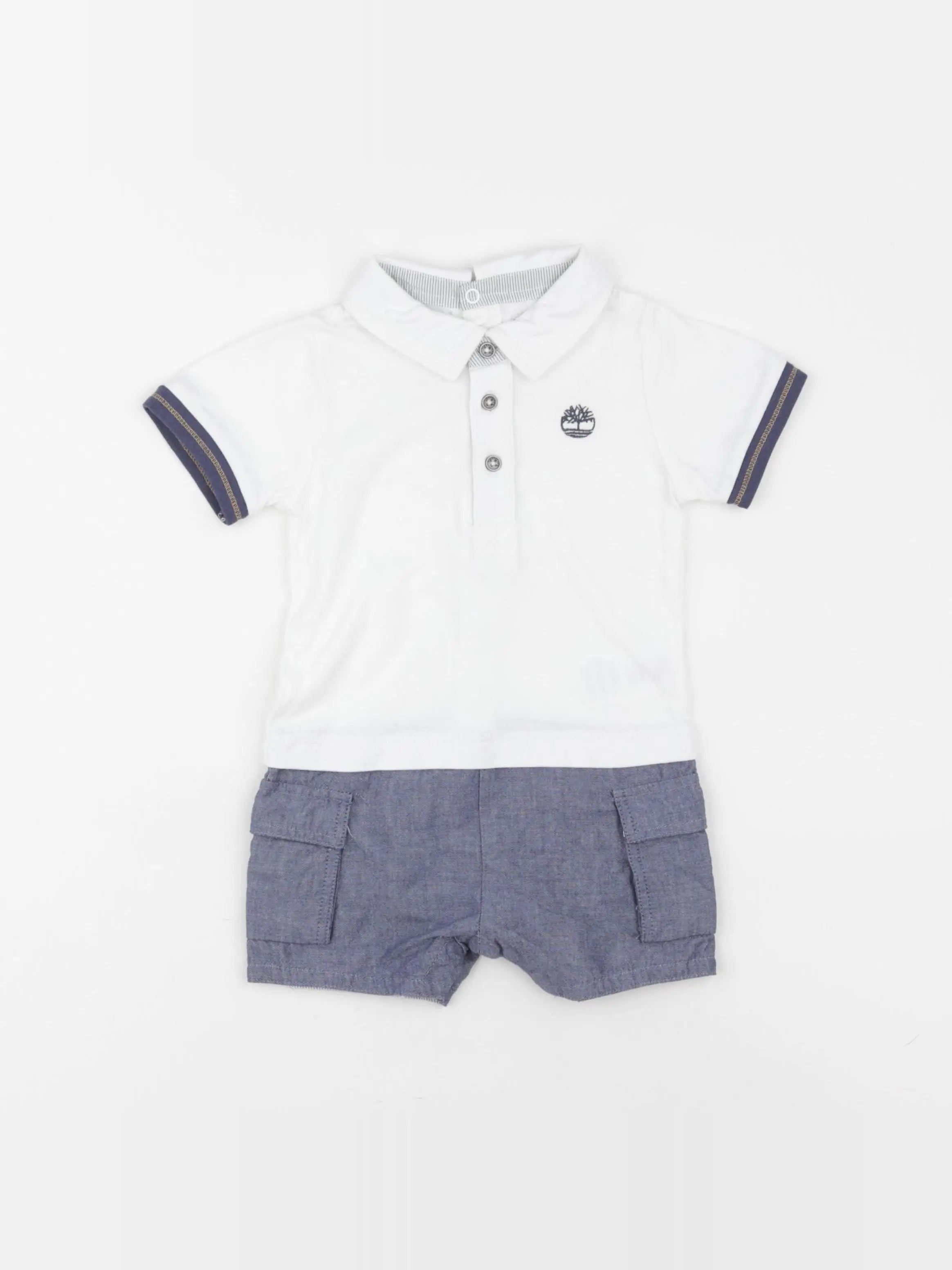 Timberland - combinaison blanc, bleu - 12 mois