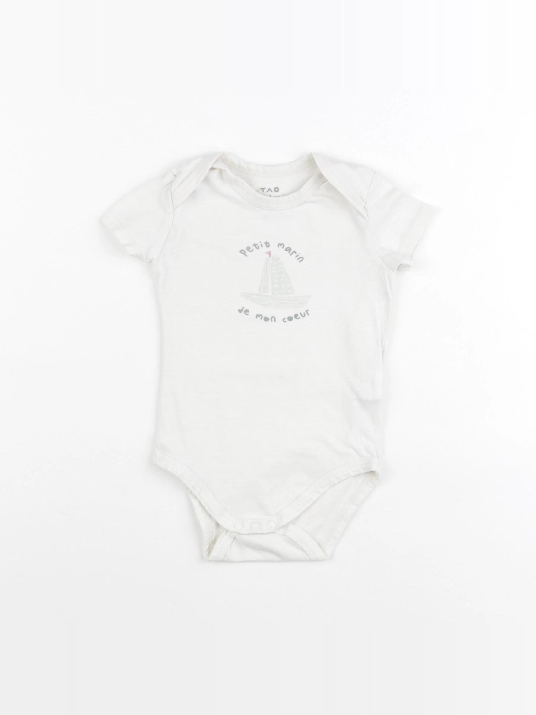 Tape à l'oeil - body beige - 6 mois