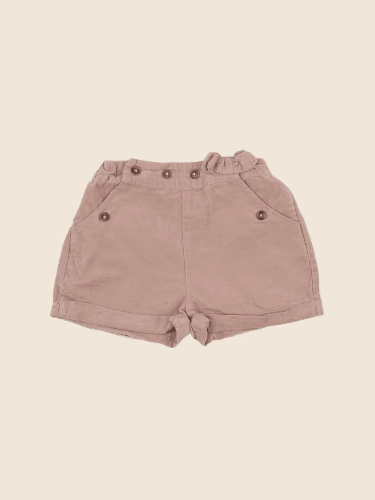 Vertbaudet - short beige - 12 mois