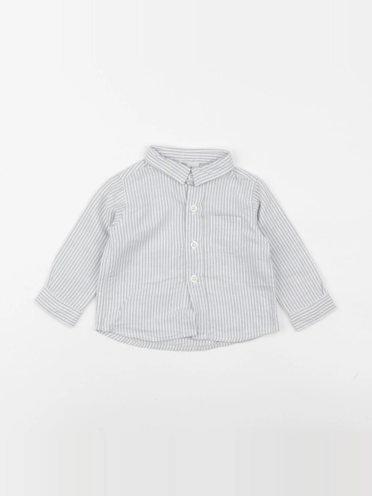 Bobine - chemise gris - 6 mois