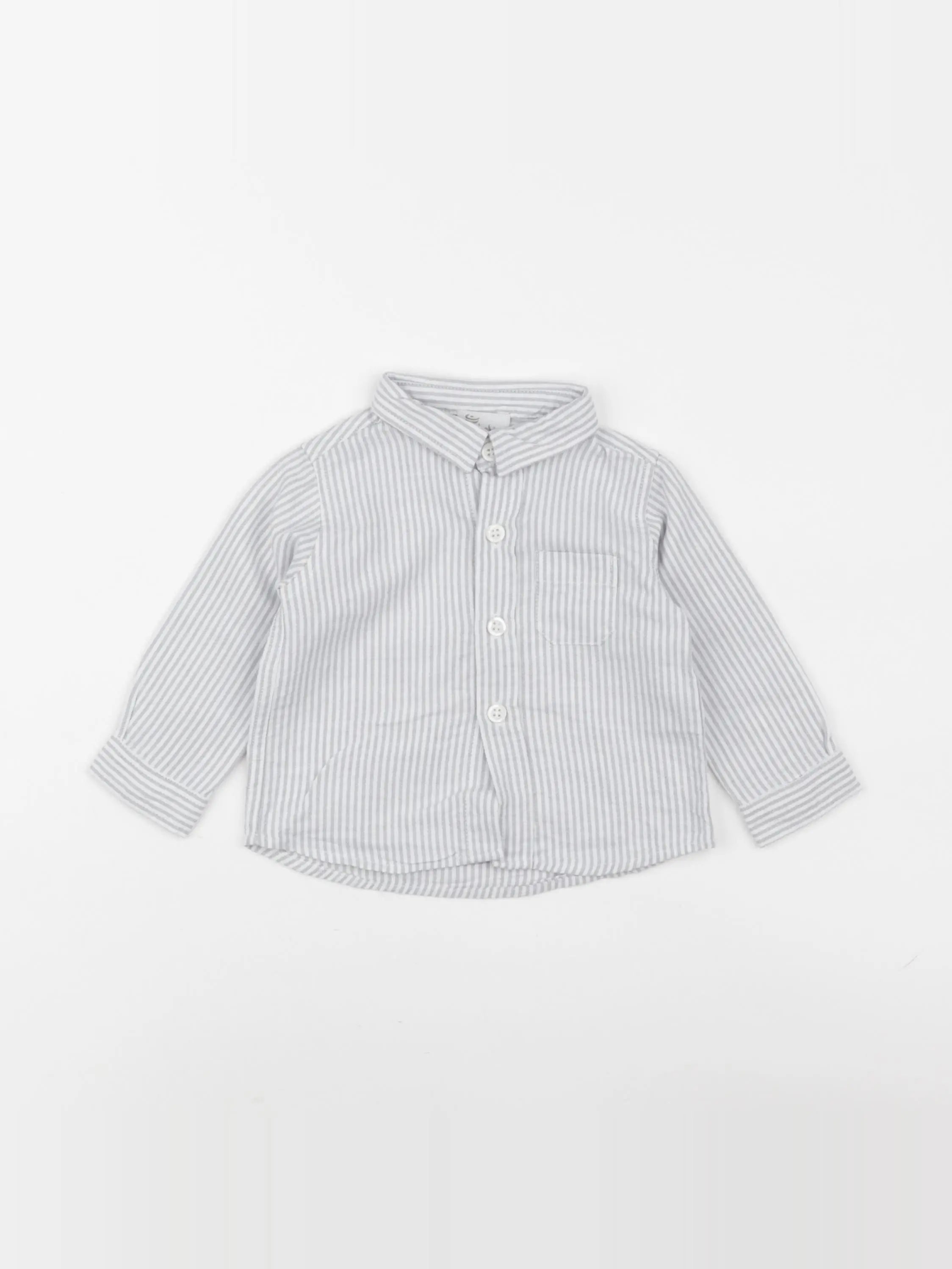 Bobine - chemise gris - 6 mois