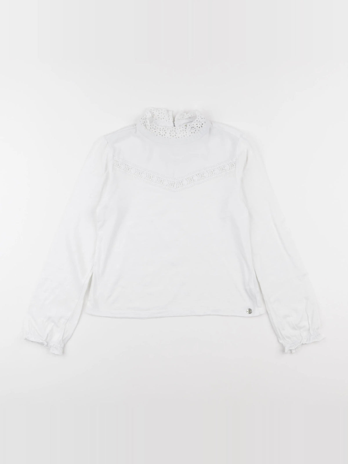 IKKS - tee-shirt blanc - 10 ans