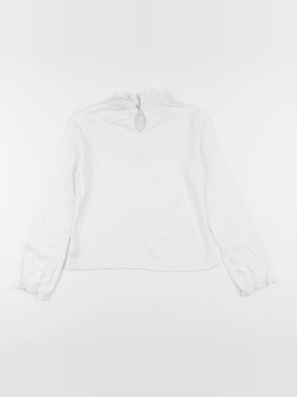 IKKS - tee-shirt blanc - 10 ans