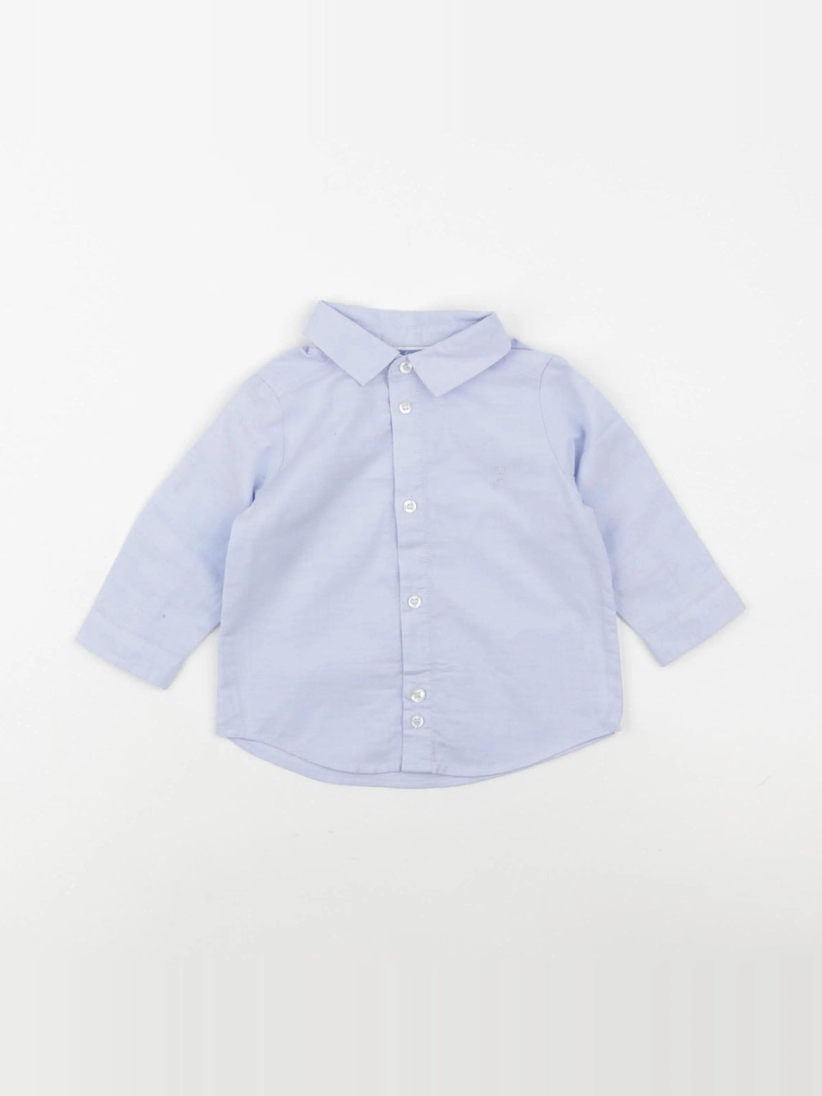 Jacadi - chemise bleu - 6 mois