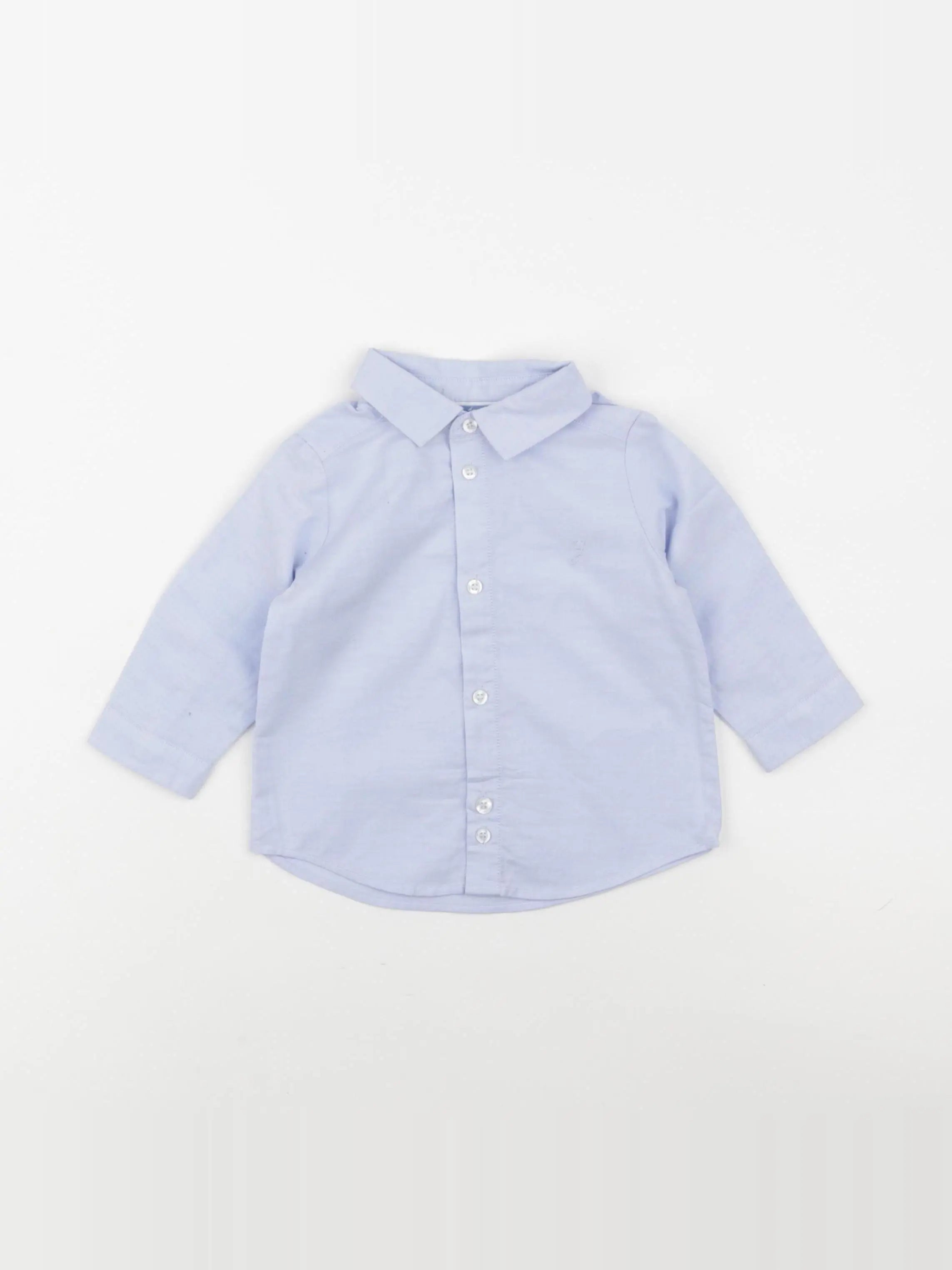 Jacadi - chemise bleu - 6 mois