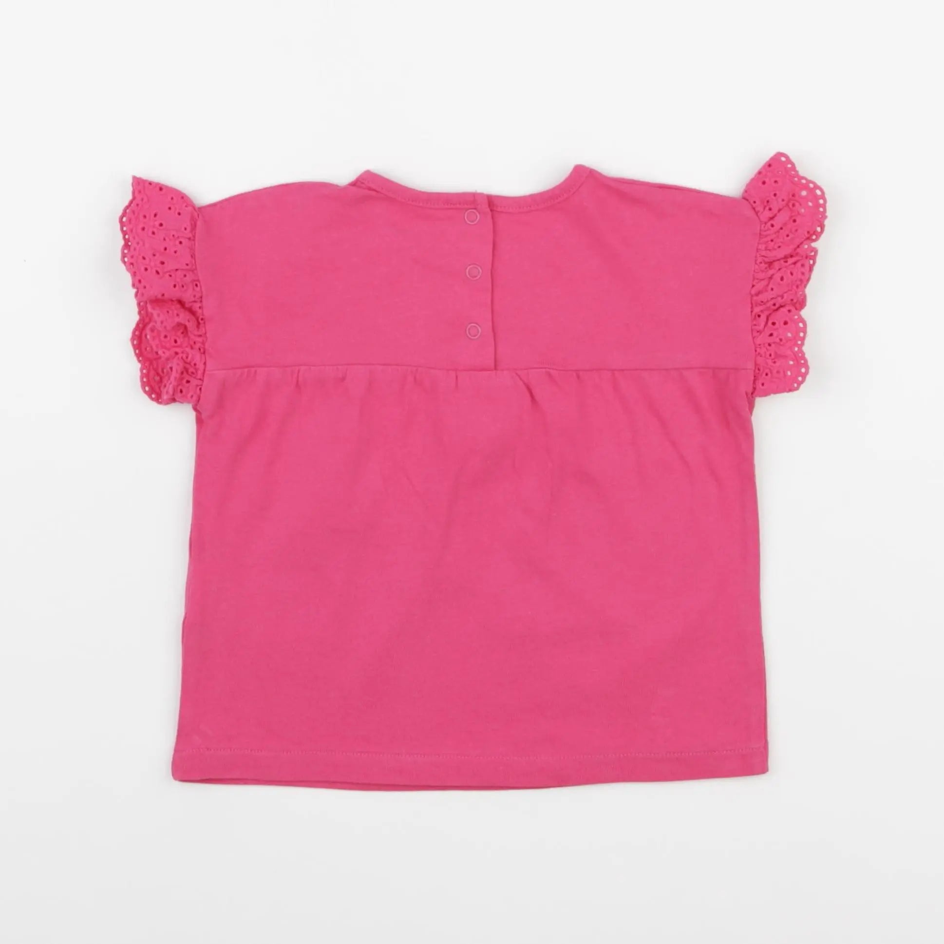Vertbaudet - tee-shirt rose - 18 mois