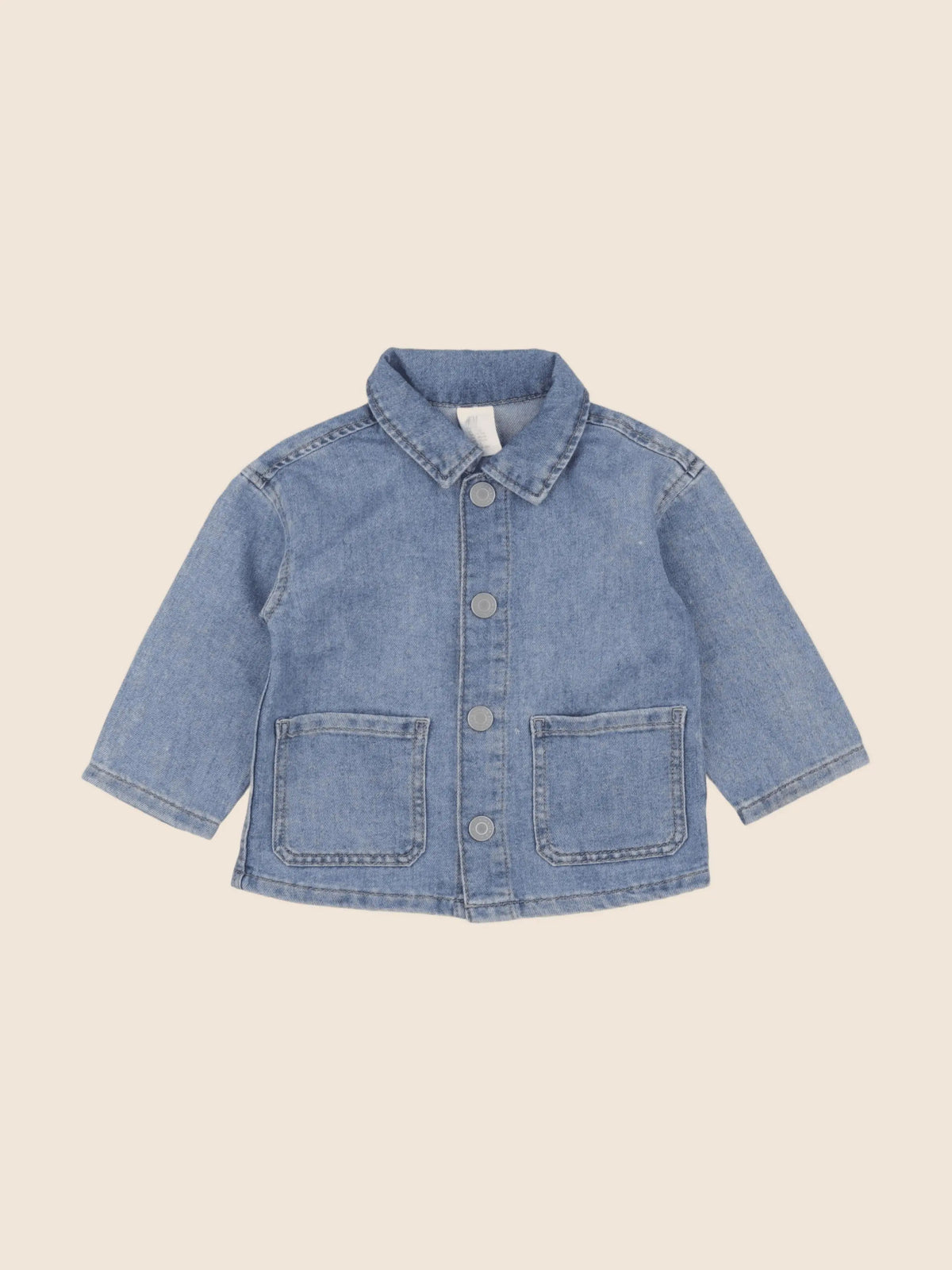 H&M - chemise bleu - 9/12 mois