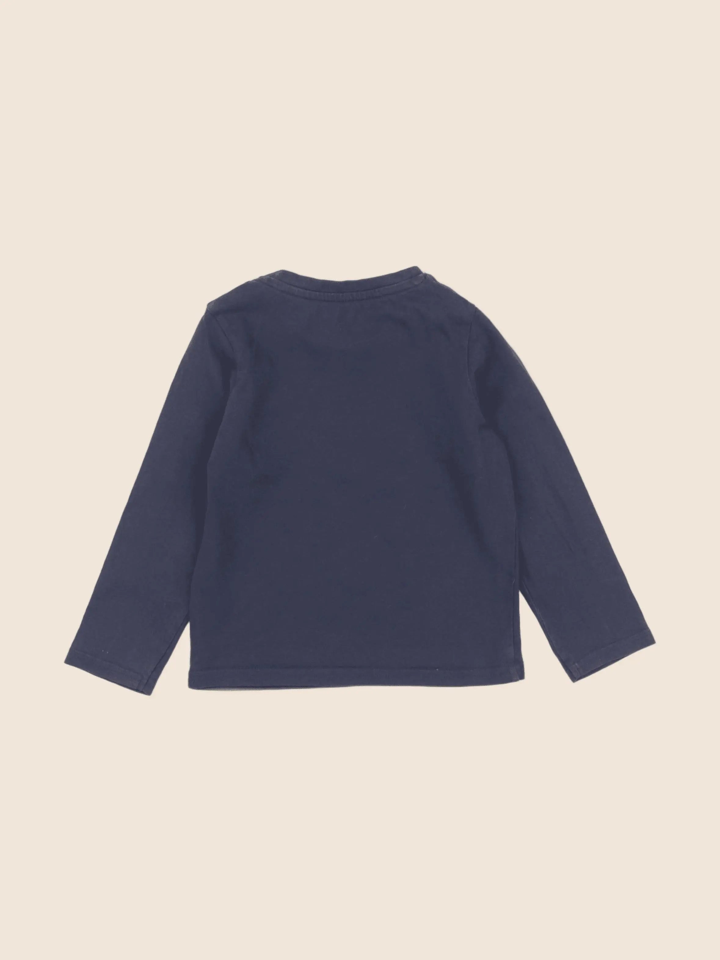 Vertbaudet - tee-shirt bleu - 24 mois