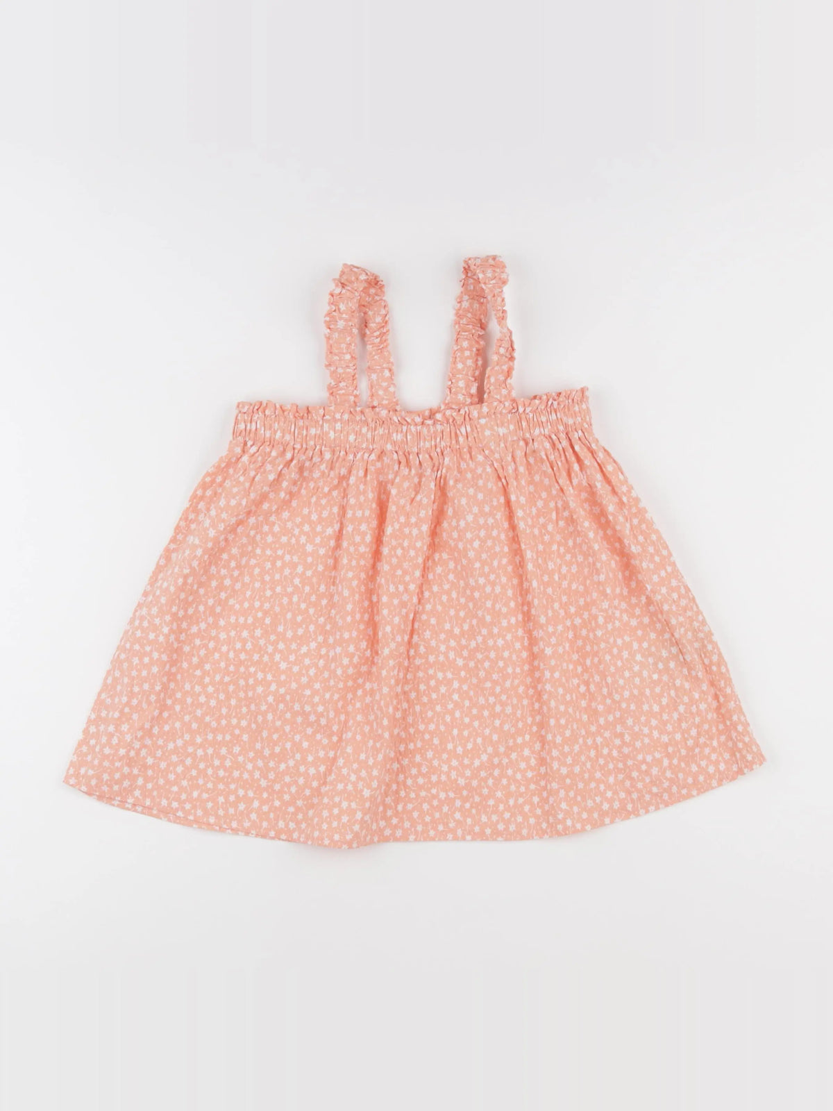 Uniqlo - blouse orange - 7/8 ans