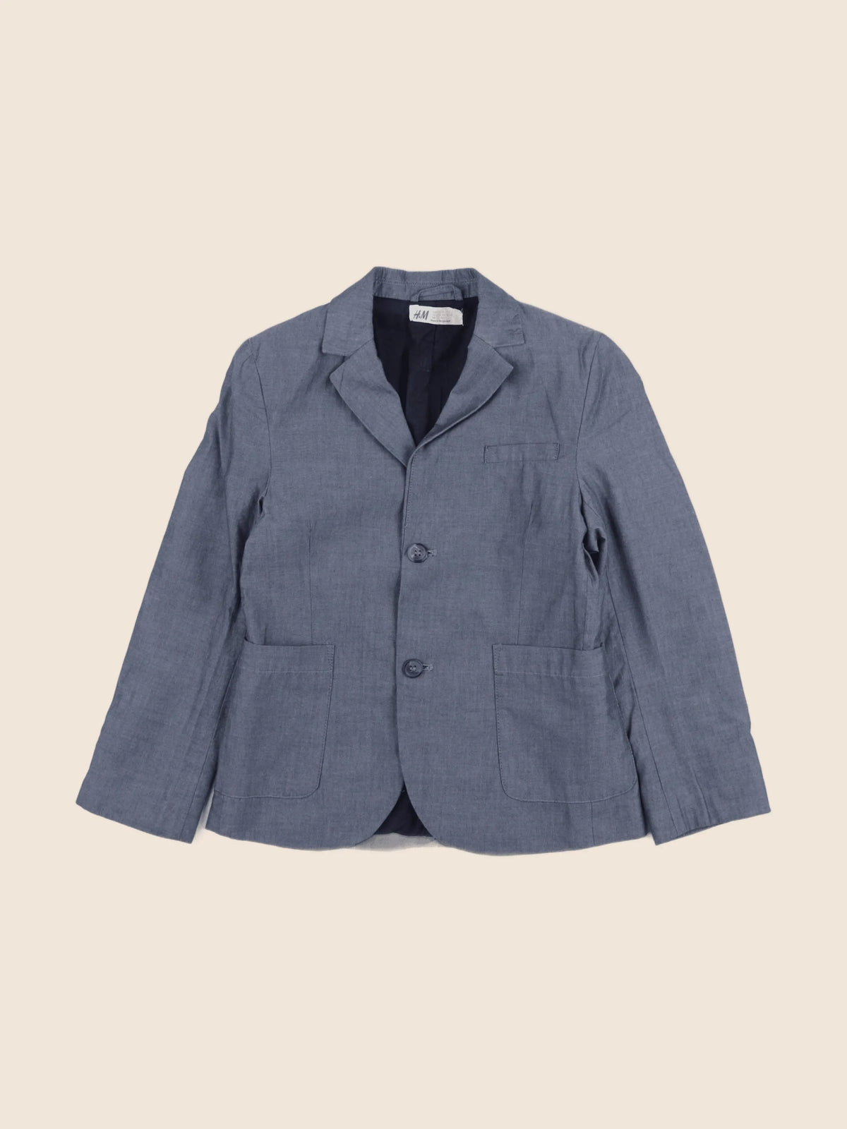 H&M - veste bleu - 8/9 ans