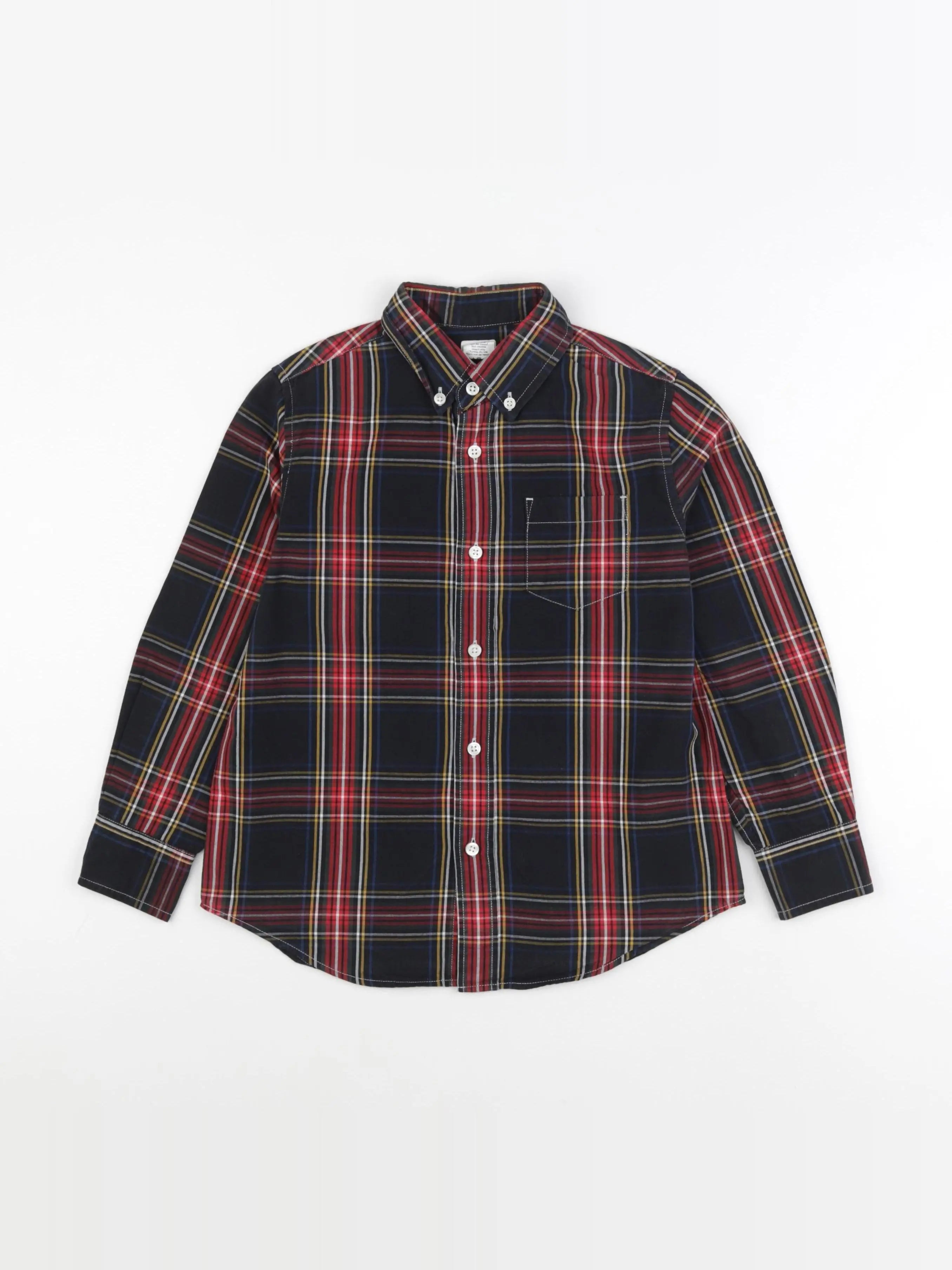 J.Crew - chemise noir - 6/7 ans