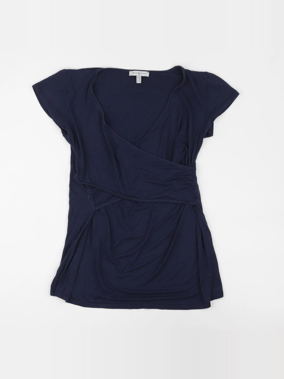 Envie de fraise - tee-shirt grossesse bleu - 40 à 42