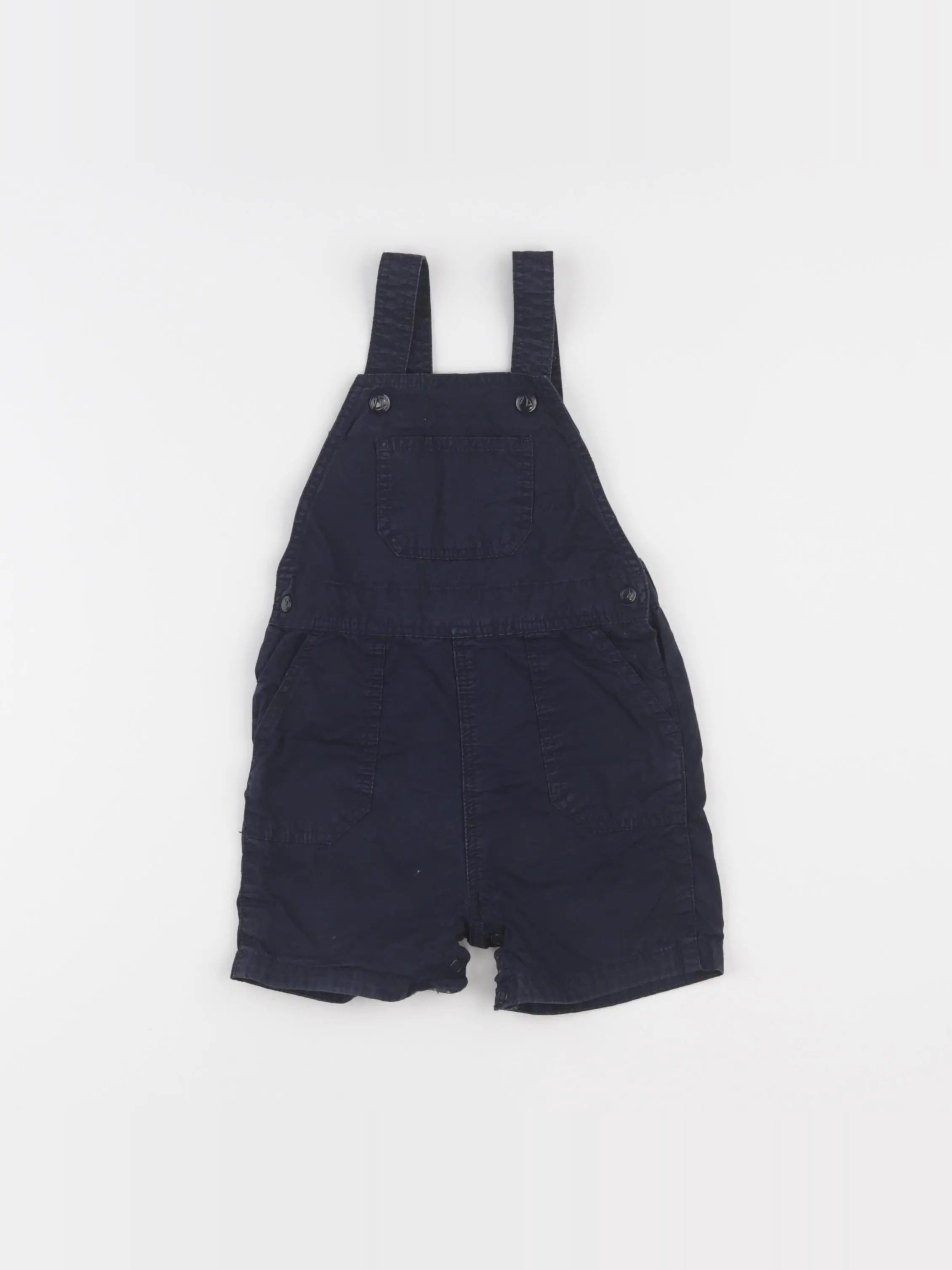 Petit Bateau - salopette bleu - 12 mois