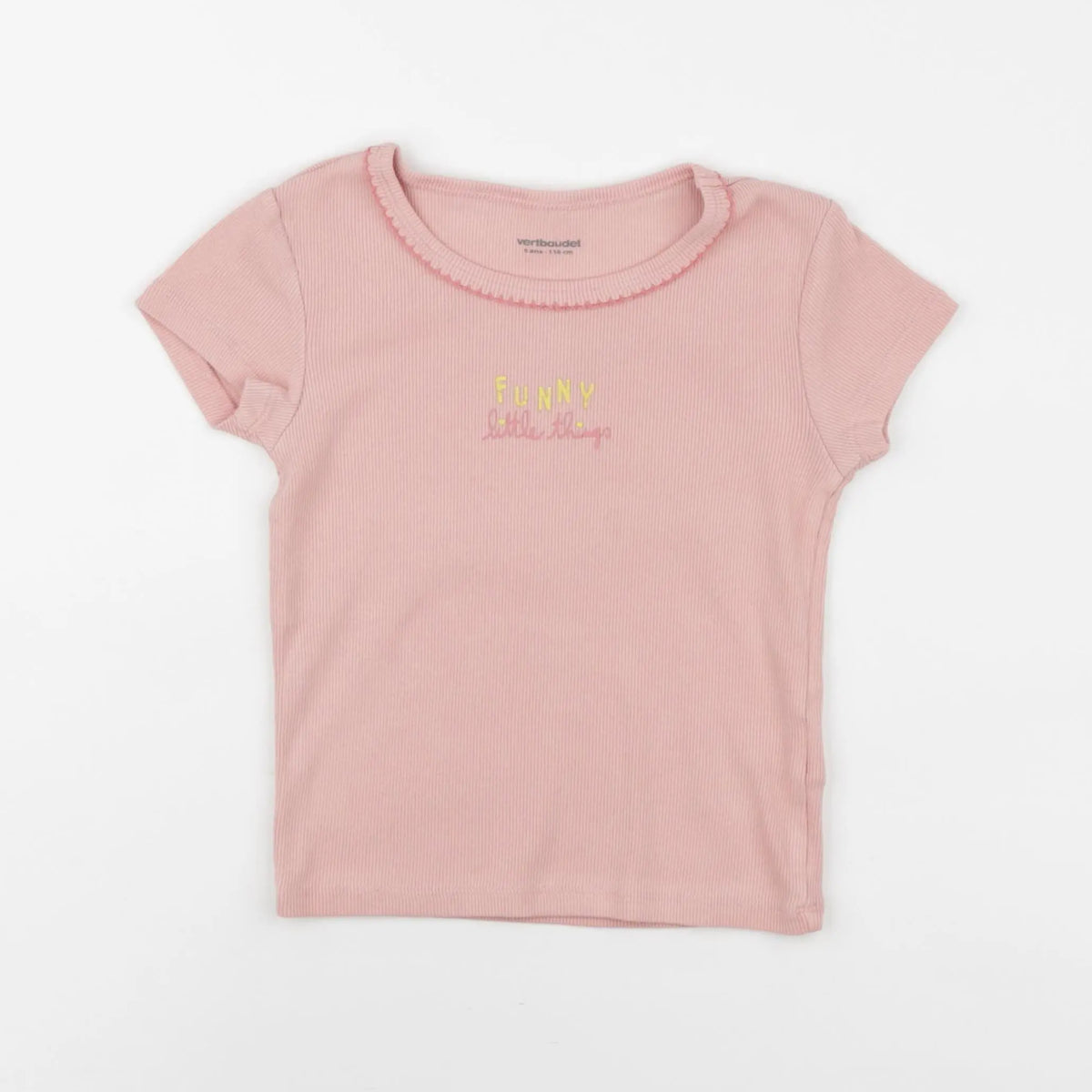 Vertbaudet - maillot de corps rose - 6 ans