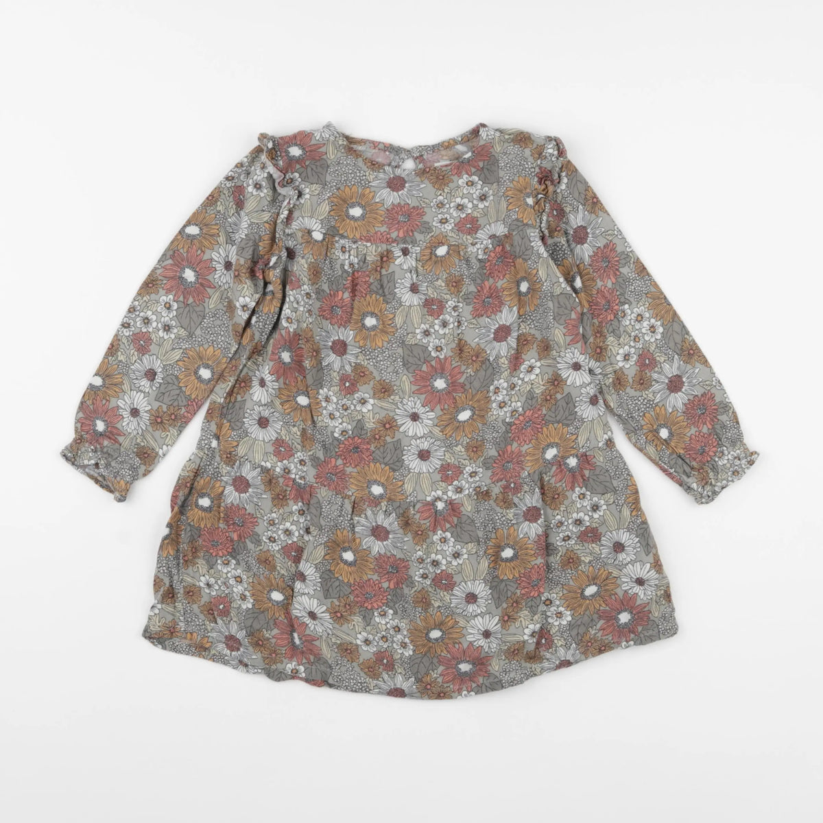 Vertbaudet - robe taupe - 3 ans