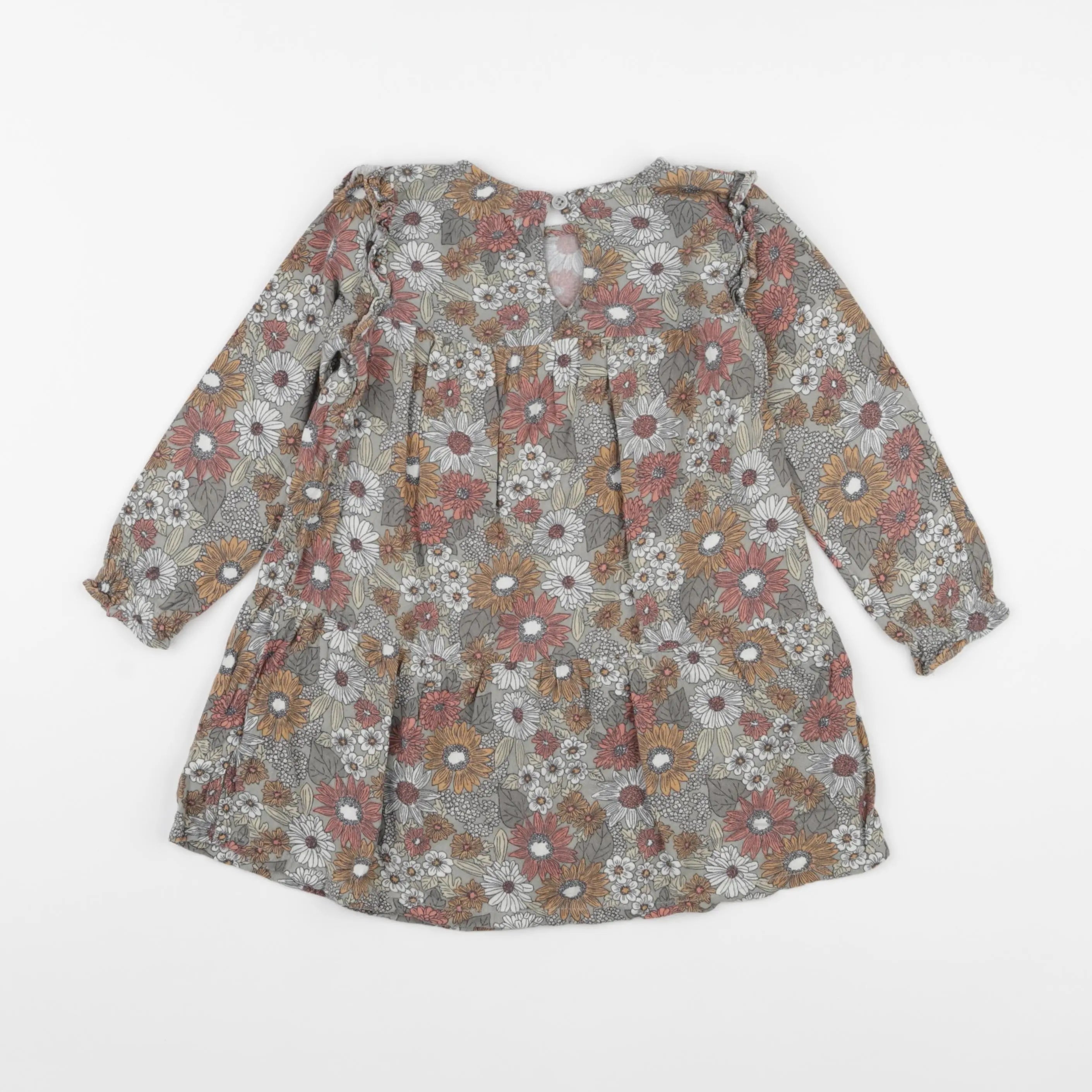 Vertbaudet - robe taupe - 3 ans