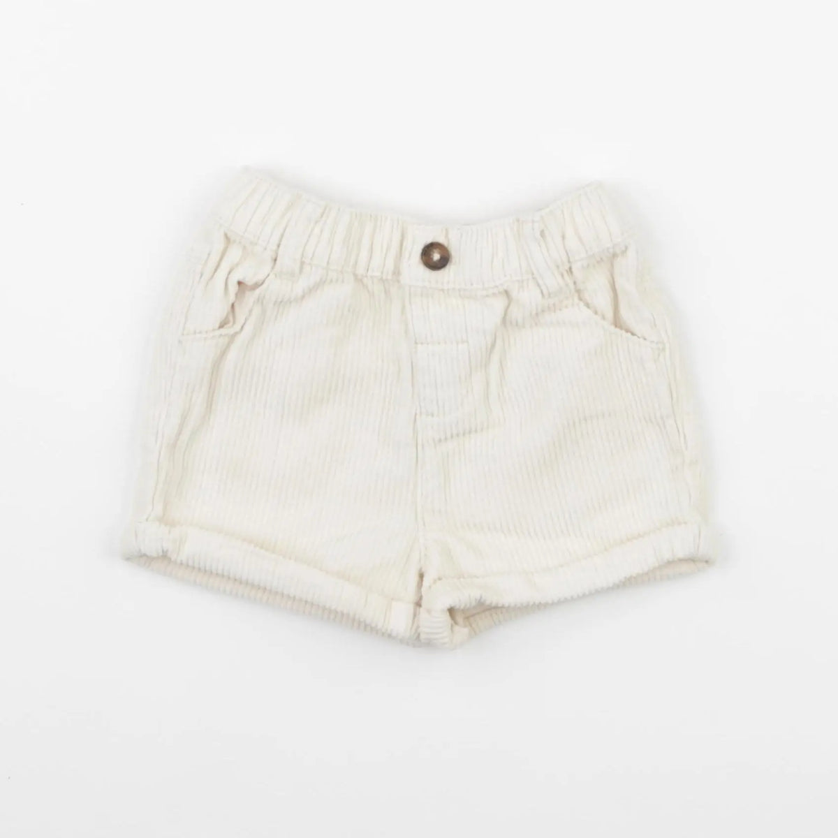 Vertbaudet - short beige - 9 mois