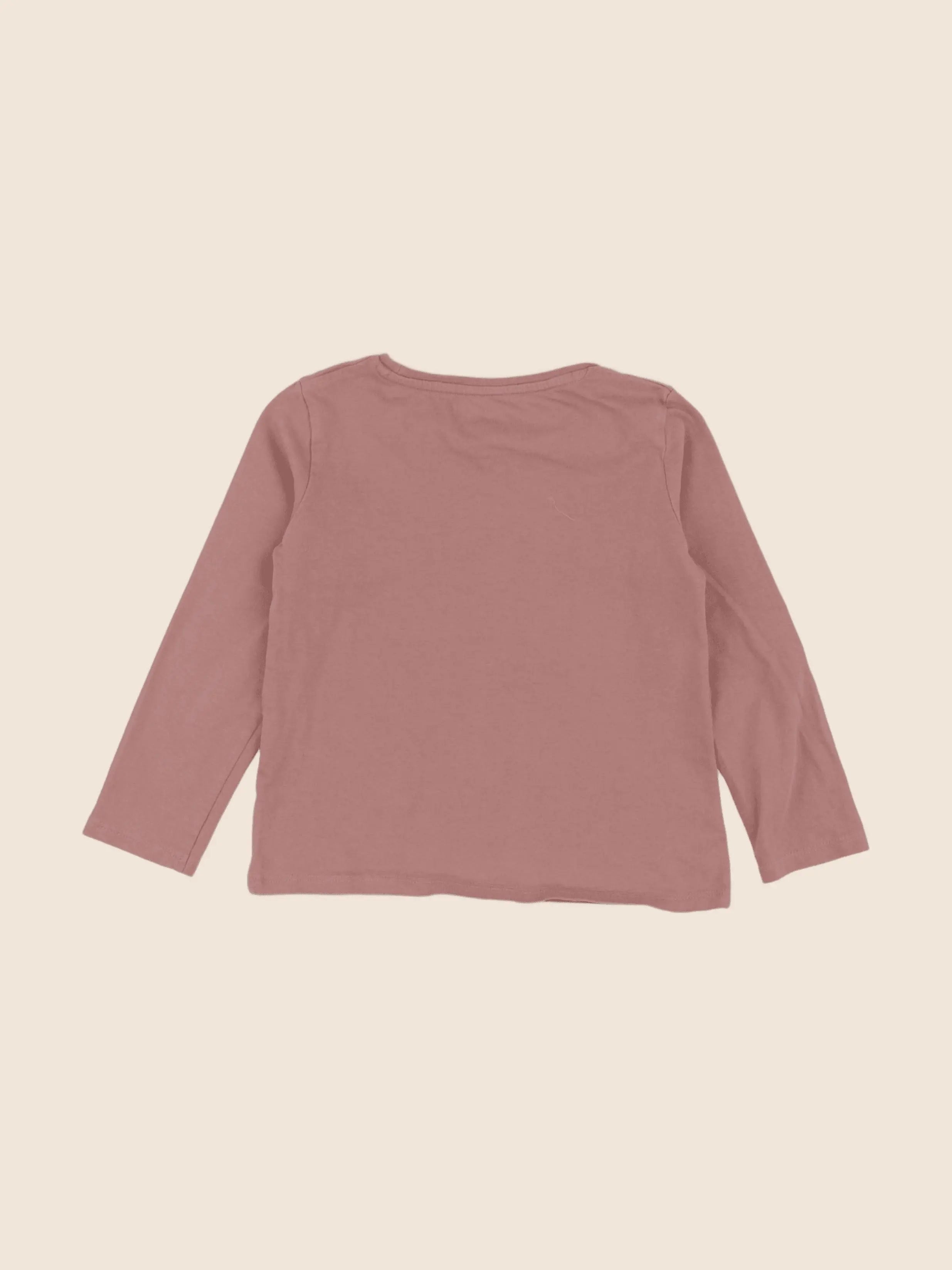 Vertbaudet - tee-shirt rose - 4 ans