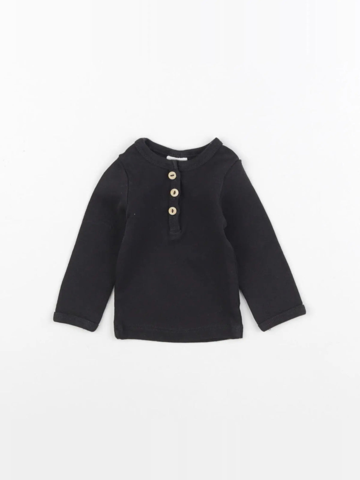 H&M - tee-shirt noir - 1 mois
