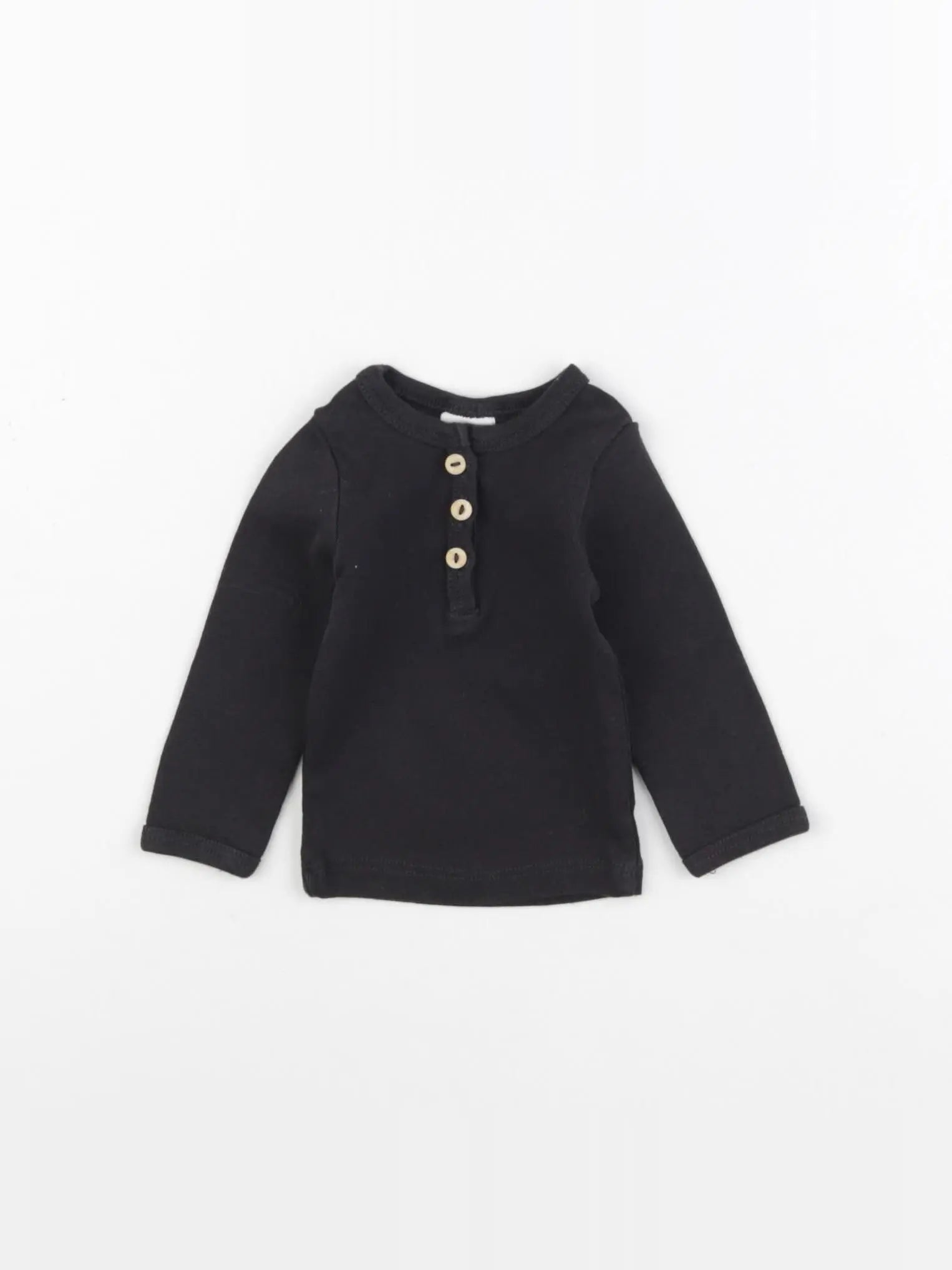 H&M - tee-shirt noir - 1 mois