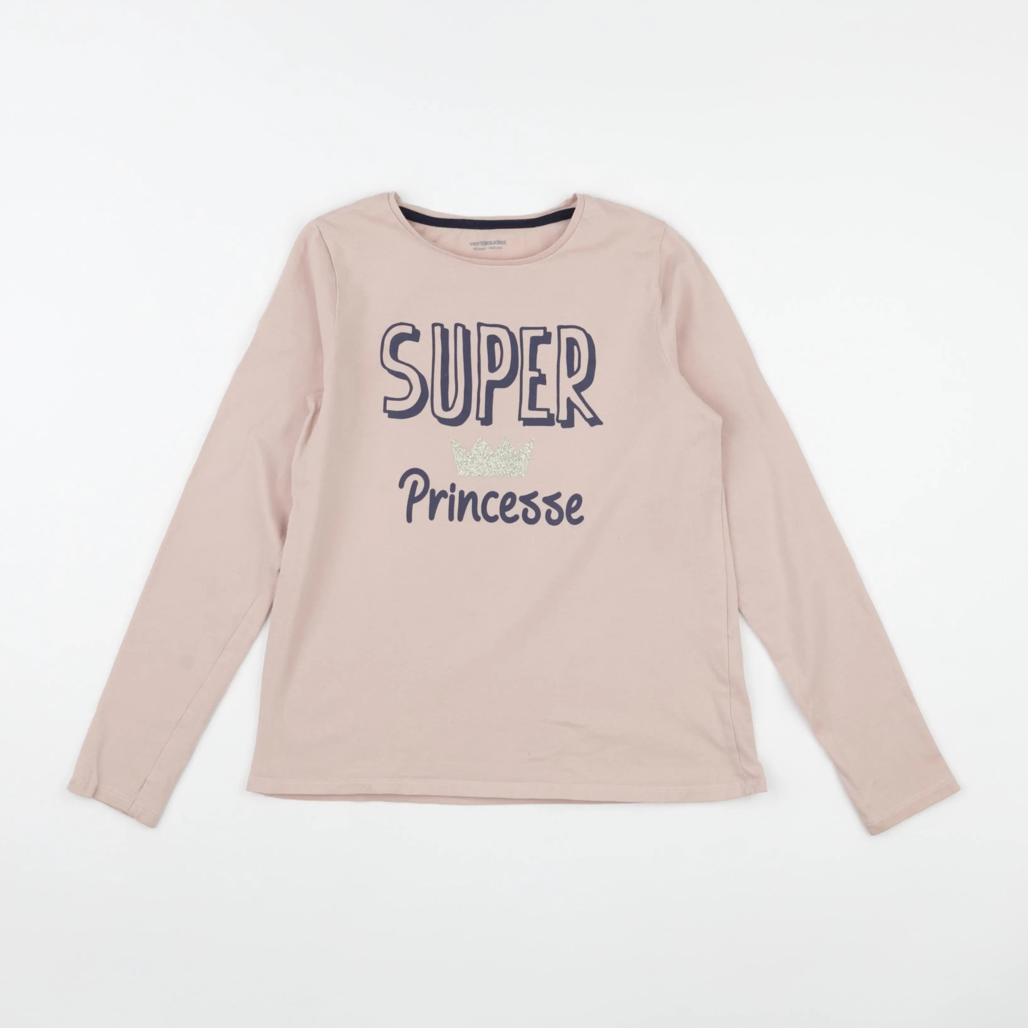 Vertbaudet - tee-shirt rose - 10 ans