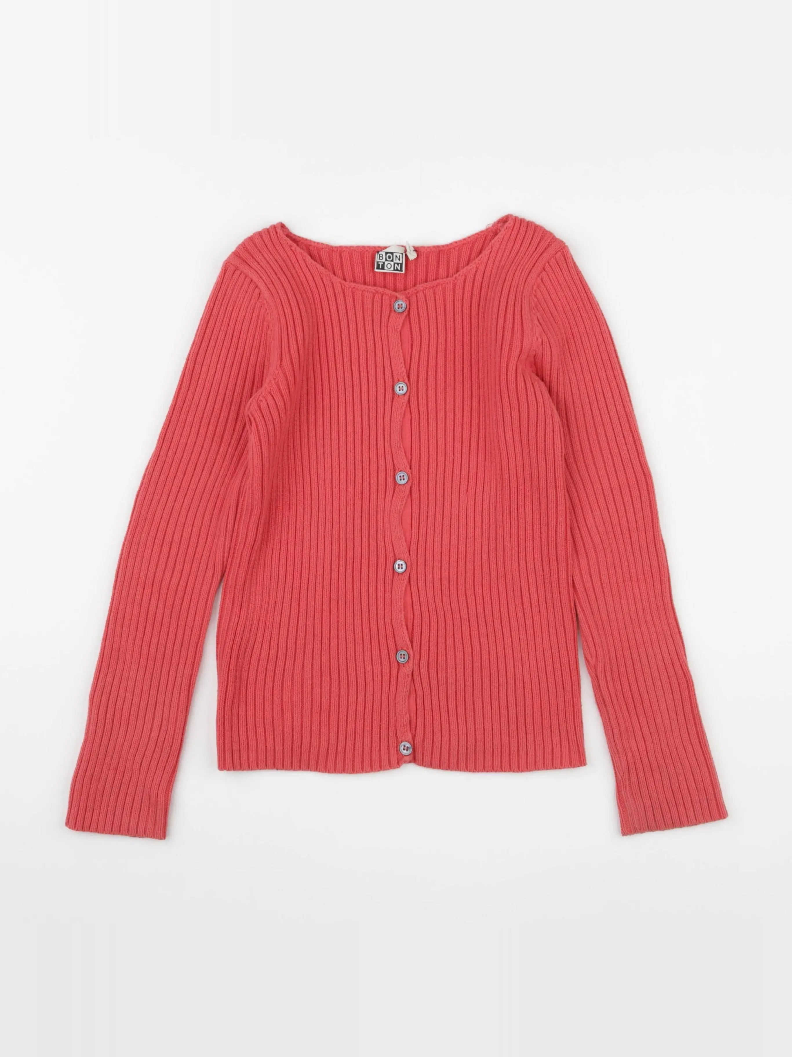 Bonton - gilet rouge - 12 ans