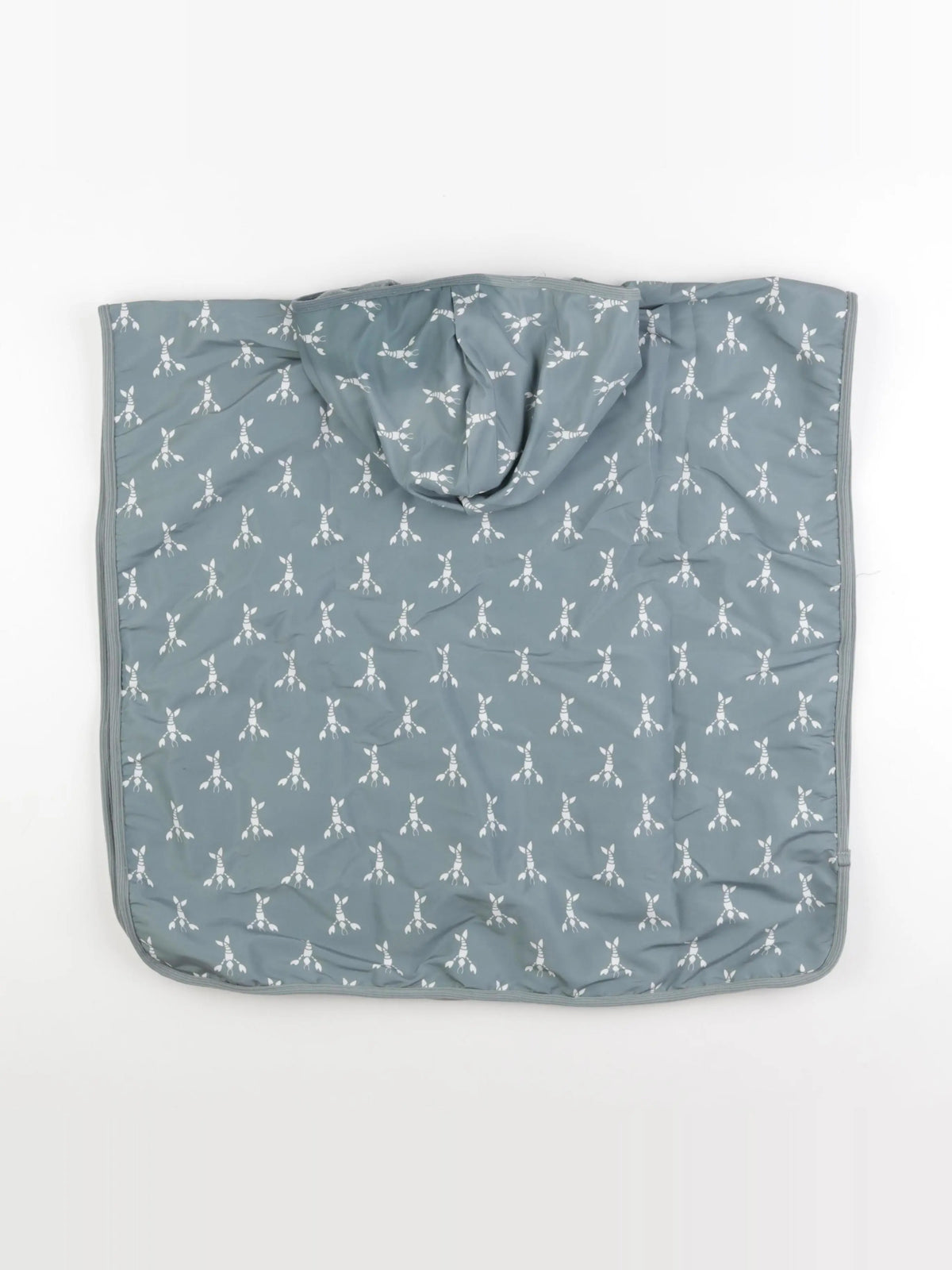 Poncho de bain HOMARD vert- 0/36 mois