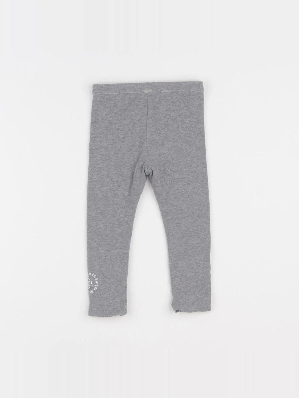 IKKS - legging réversible gris - 6/9 mois
